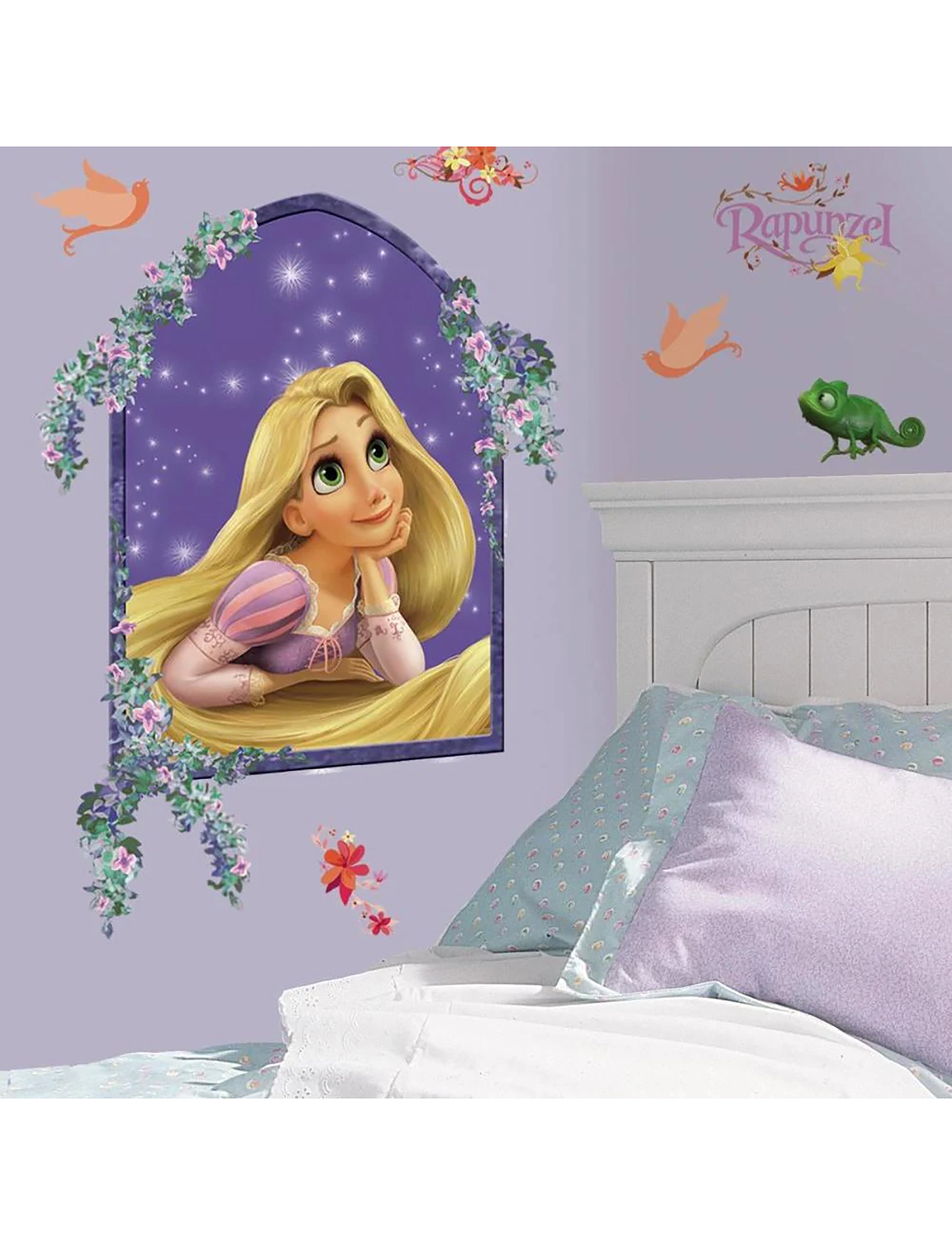 RoomMates Wallstickers Princess Rapunzel Giant, One Size, Kids Decor, Lila - Wall Stickers, Kinder