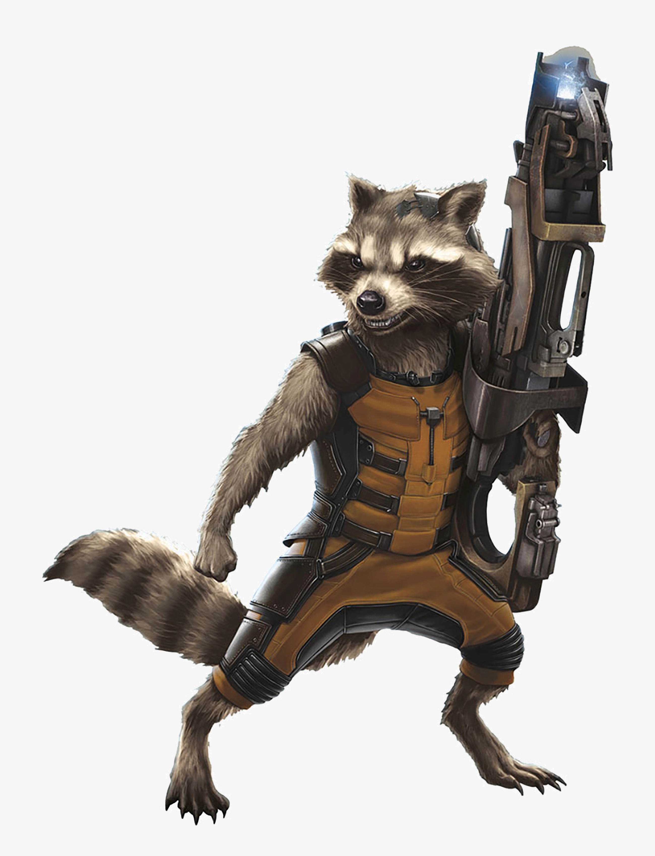 RoomMates Wallstickers Guardians Of The Galaxy Raccoon, One Size, Wall Stickers, Grau - Animals, Kinder