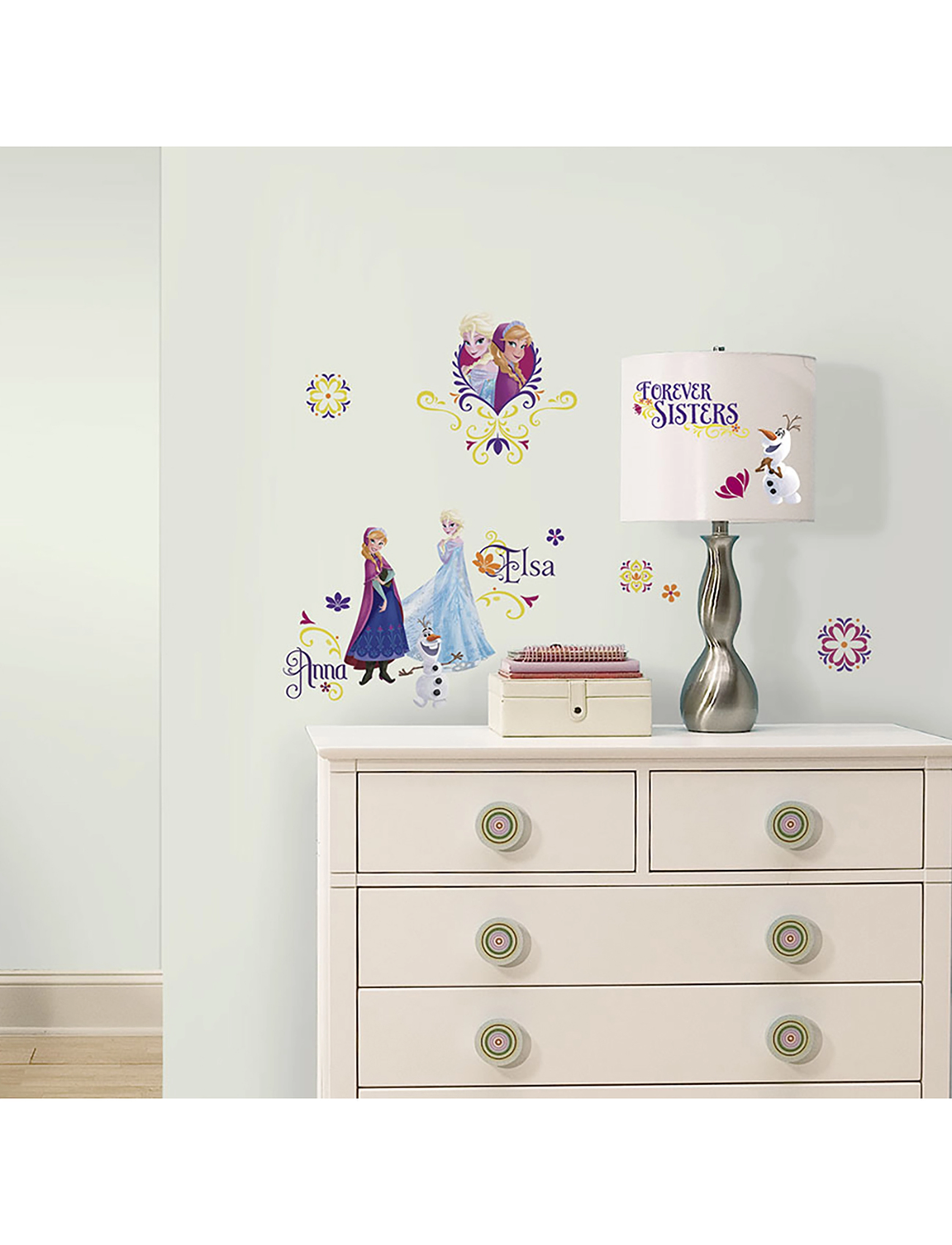 RoomMates Wallstickers Frozen Spring, One Size, Kids Decor, Blau - Wall Stickers, Kinder