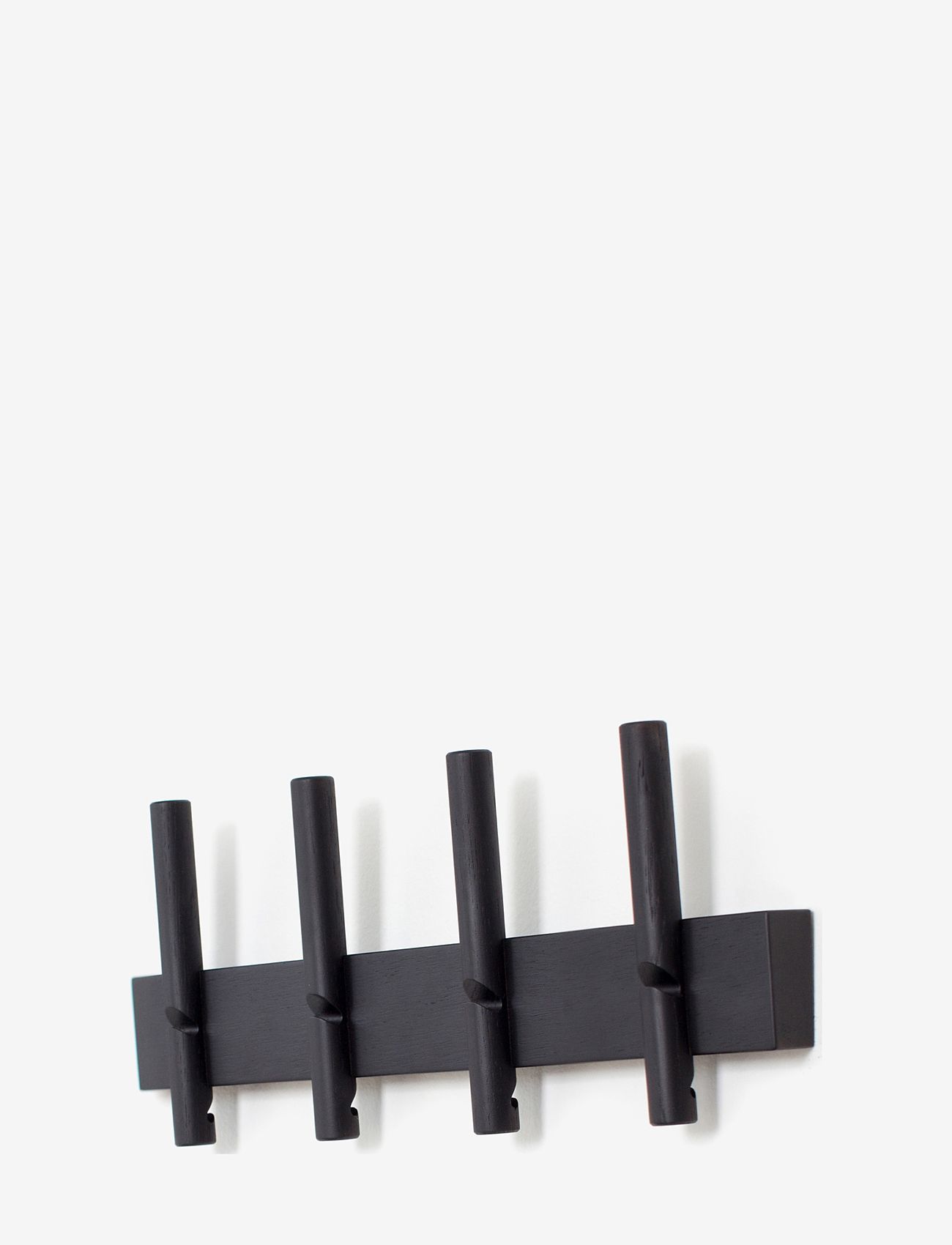 Roon & Rahn - Reces coat rack 48 cm BLACK - klädhängare - black oak - 1