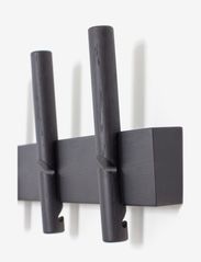 Roon & Rahn - Reces coat rack 48 cm BLACK - drabužių kabliukai ir kabyklos - black oak - 2