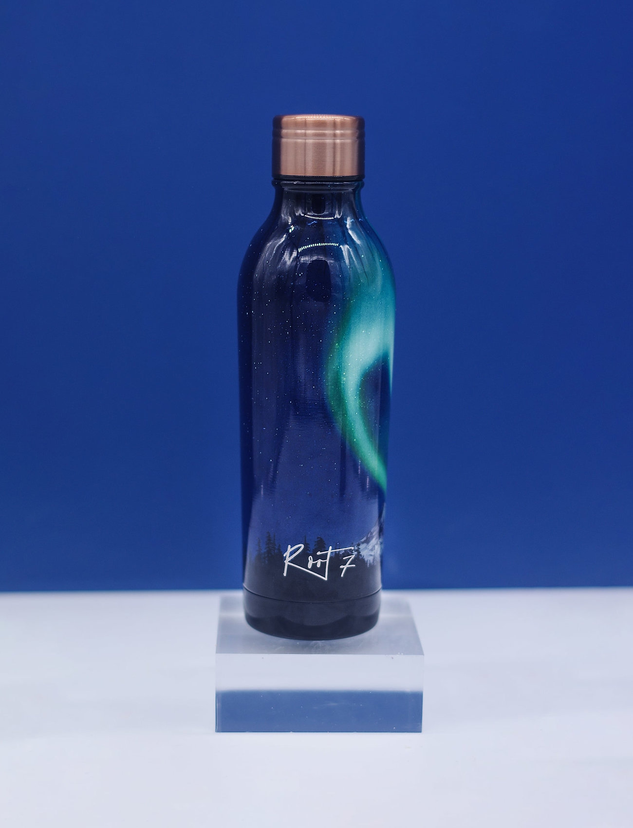 Root7 - One Bottle - termoflasker - aurora borealis - 1