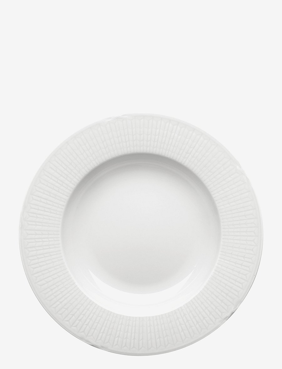 Rörstrand - Swedish Grace plate deep 25cm - supitaldrikud - snow - 0