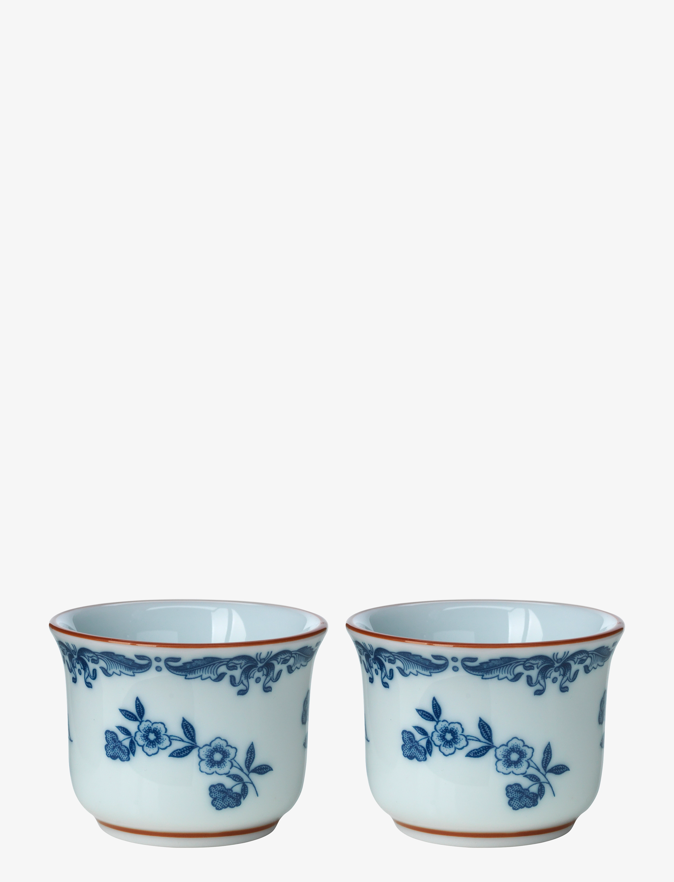 Rörstrand Ostindia Æggebæger 4 Cl, 2-Pak, 4 CL, Blue, Skåle > Æggebægre, Unisex