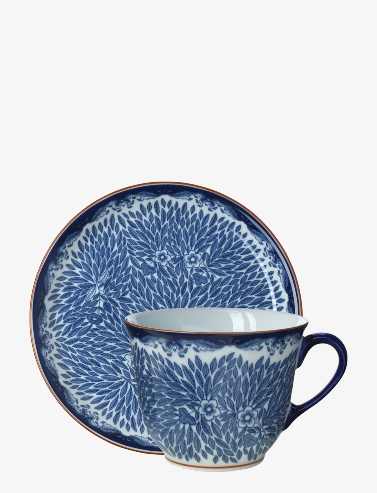 Rörstrand Ostindia Floris mug 40cl+plate 20cm 2pc - Rörstrand - BLUE / blue