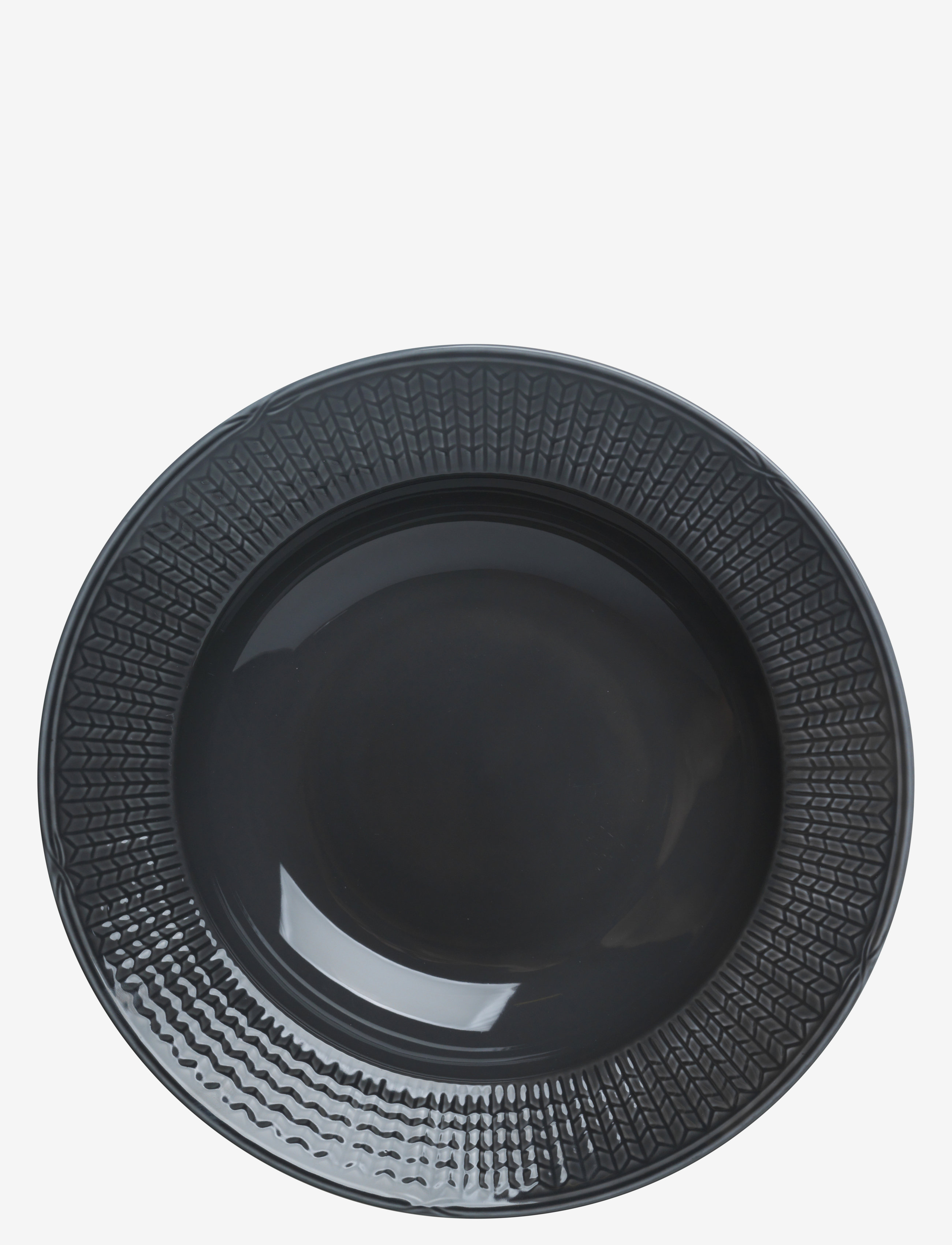 Rörstrand Swedish Grace plate deep 19cm - Tiefe Teller - STONE / grey