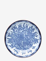 Ostindia Floris plate deep 22cm - BLUE