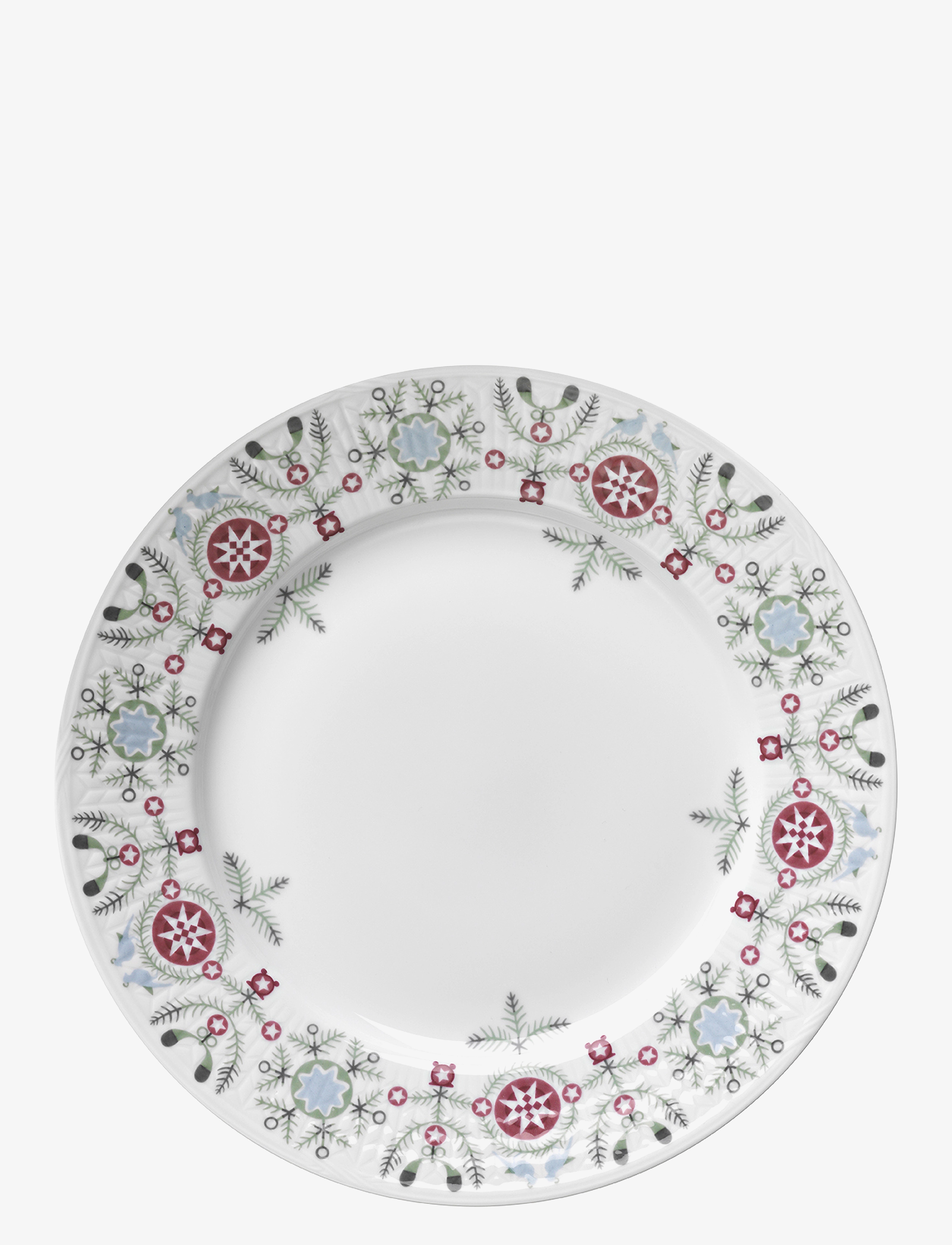 Rörstrand Swedish Grace Winter-Tallerken 21 Cm, Dinner Plade, Multi/mønstret, Str: ø21CM