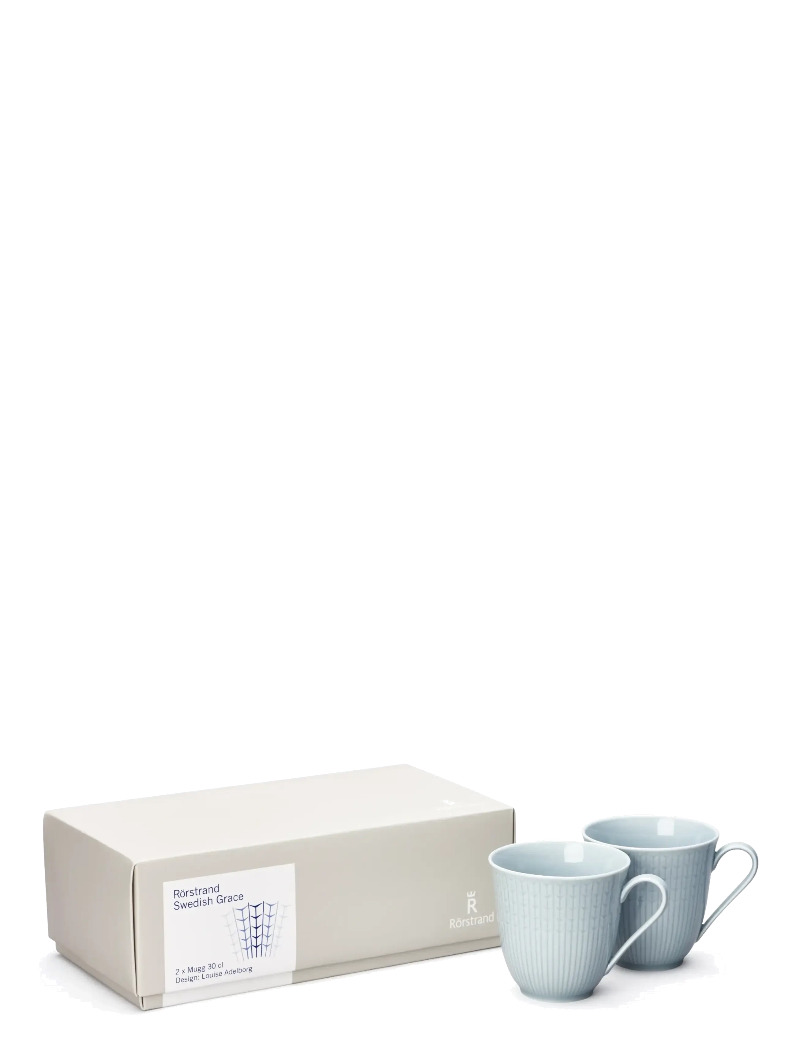 RÖRSTRAND Swedish Grace Krus 30 Cl, Is, 2-Pak Blau - 30 CL - Unisex
