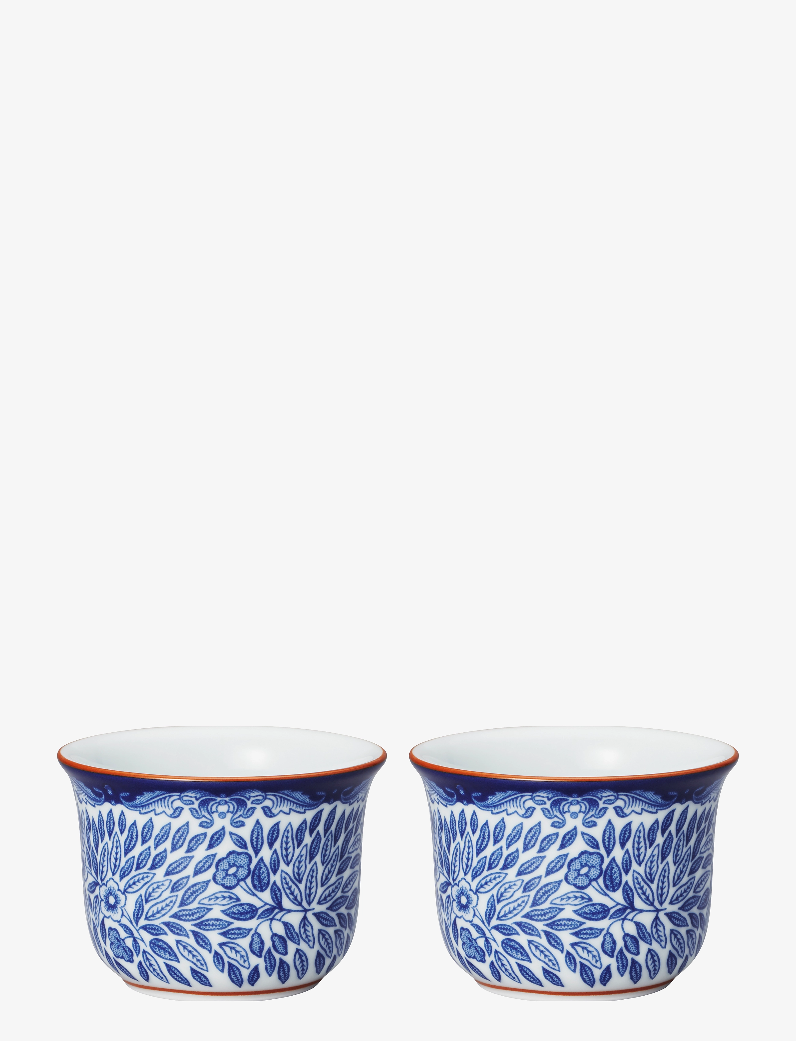 Rörstrand Ostindia Floris Æggebæger 4 Cl, 2-Pak, One Size, Blue, Skåle > Æggebægre, Unisex
