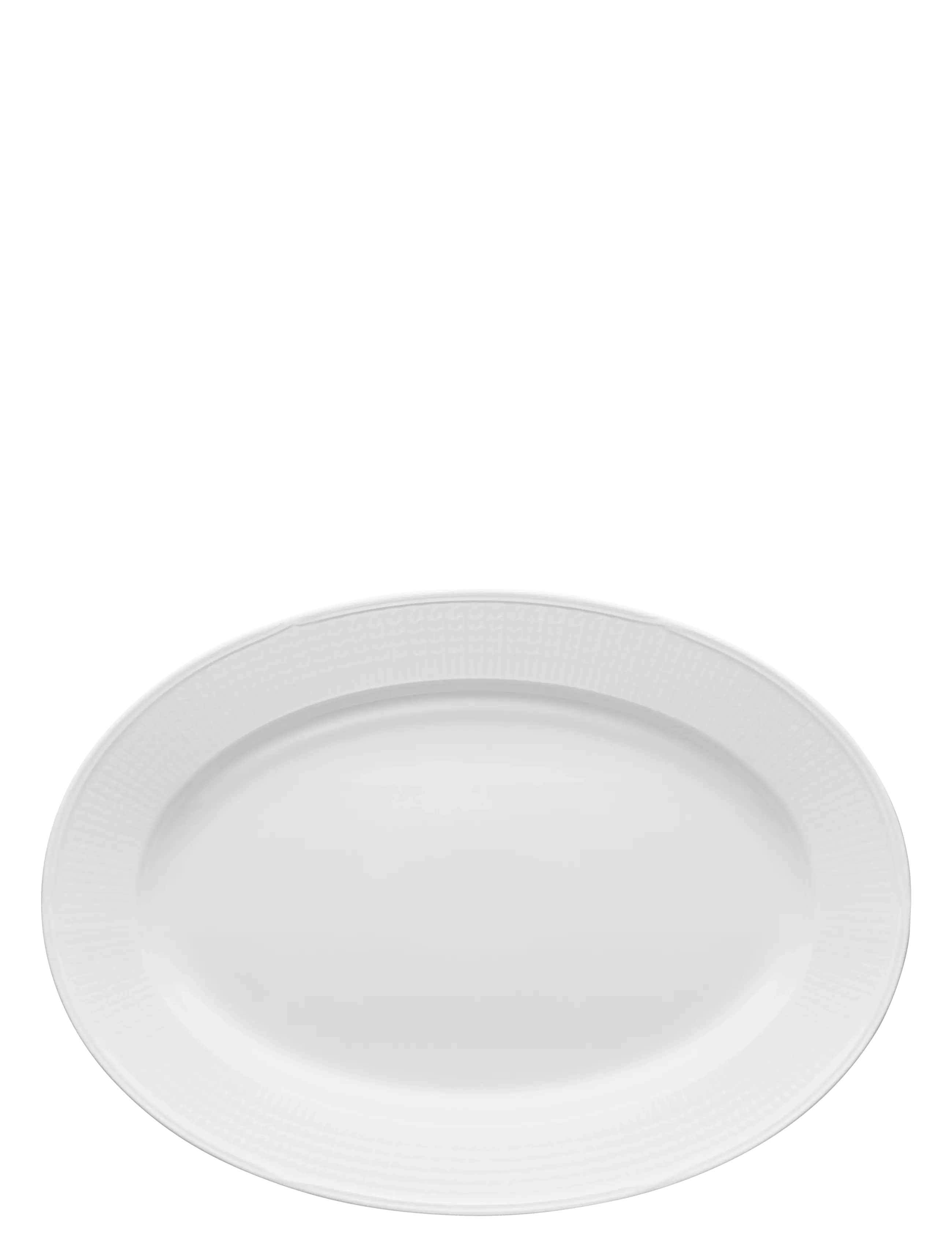 Rörstrand Swedish Grace Oval Skål 40X29 Cm, Serveringsfad, Hvid, Str: 40X29CM