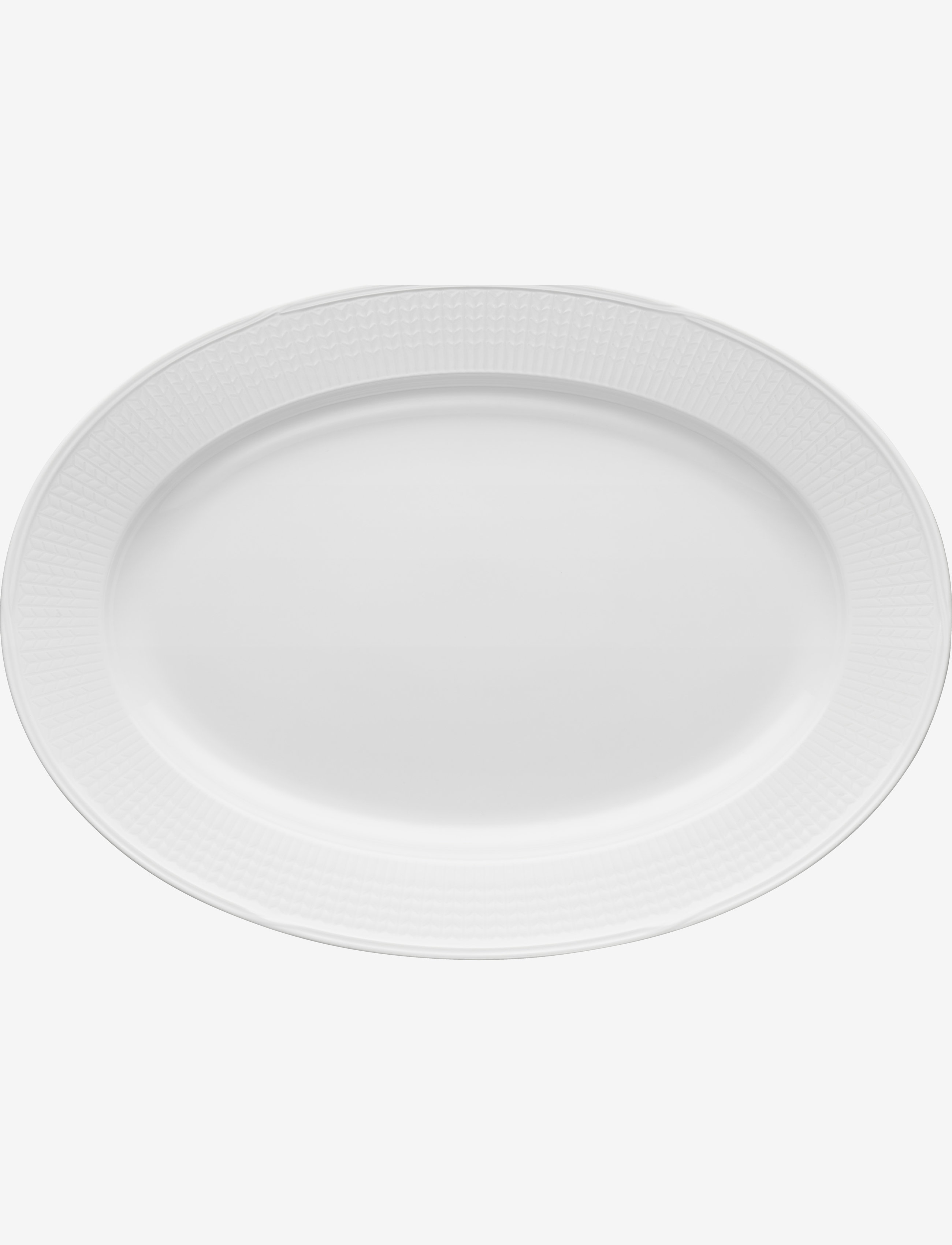 Swedish Grace serving dish oval 40x29cm - WHITE
