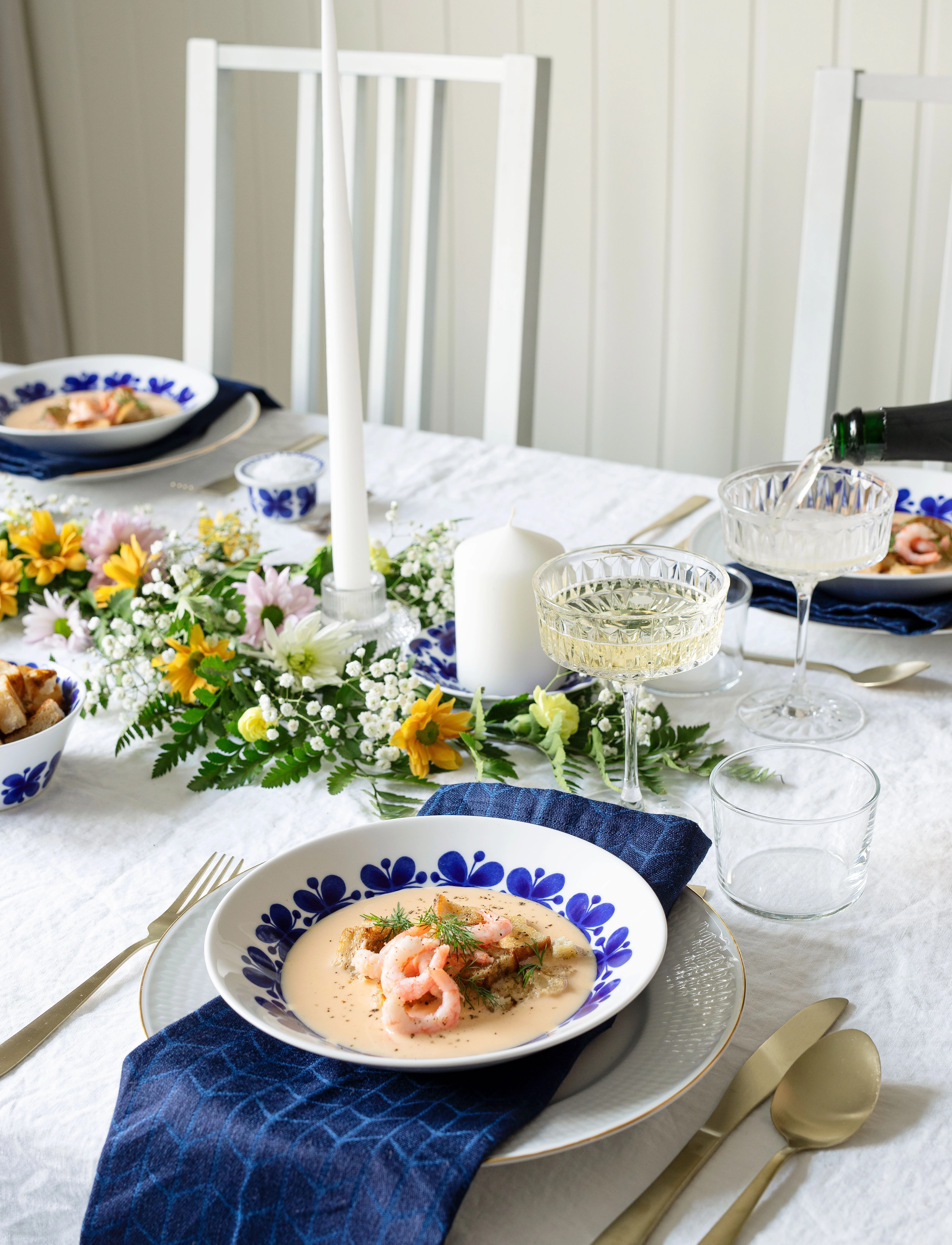 Rörstrand Mon Amie Dyb Tallerken 20 Cm, cm, Plates, Blau - Deep Homeware
