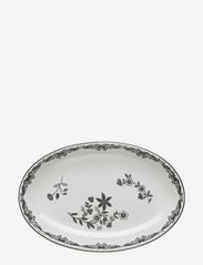 East India Black Oval serving dish 33x22 cm - BLACK