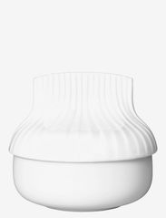 Rörstrand - Pli blanc can with lid 0.35L - suhkrutopsid - white - 0