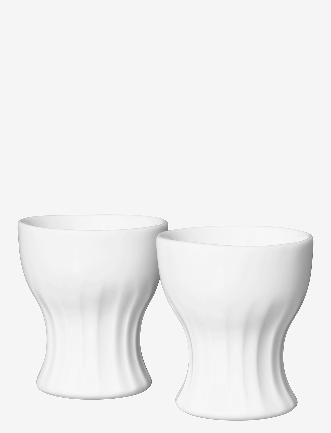 Rörstrand - Pli blanc egg cup 4cl 2-pack - mažiausios kainos - white - 0