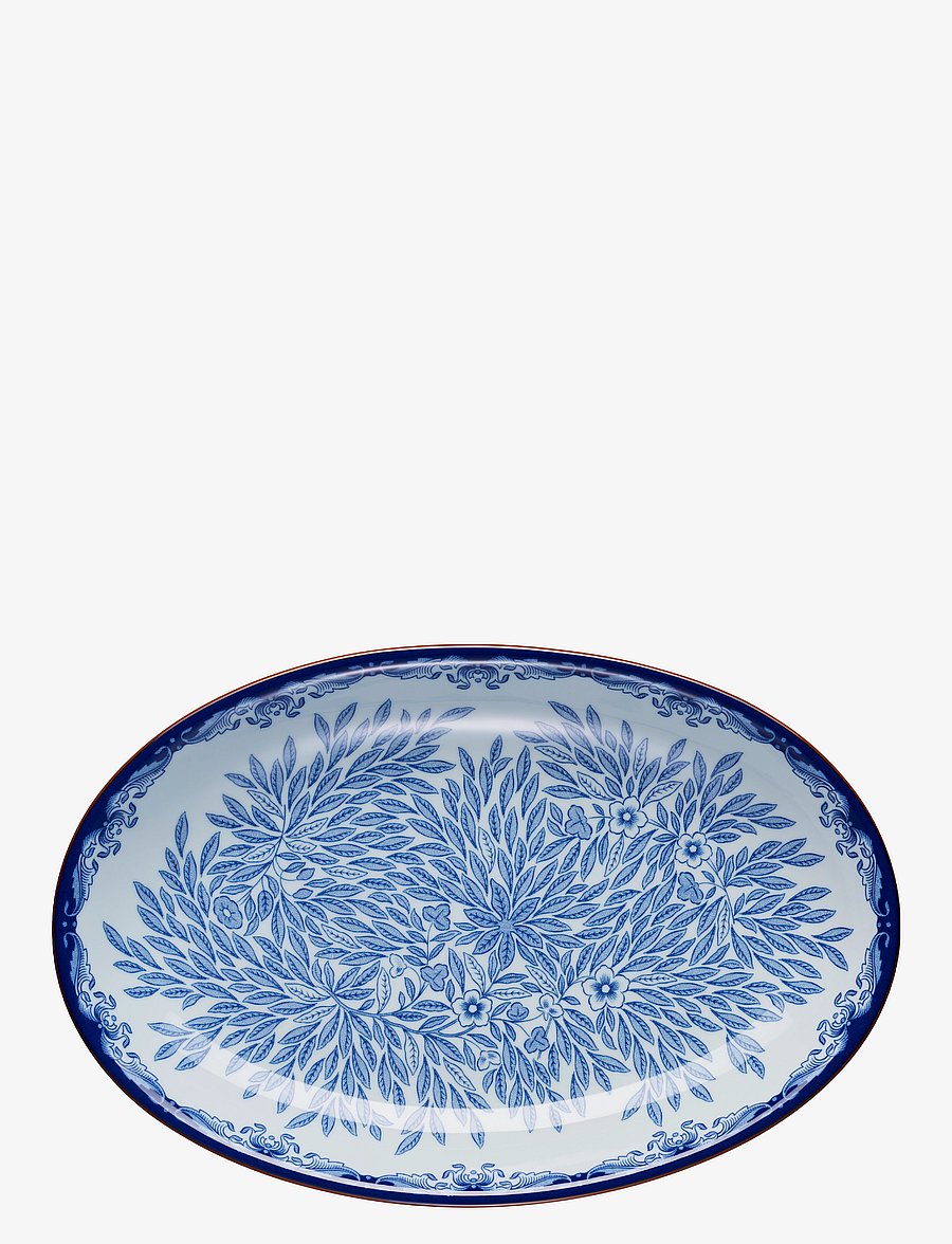 Rörstrand - Ostindia Floris oval platter 33x22cm - blue - 0