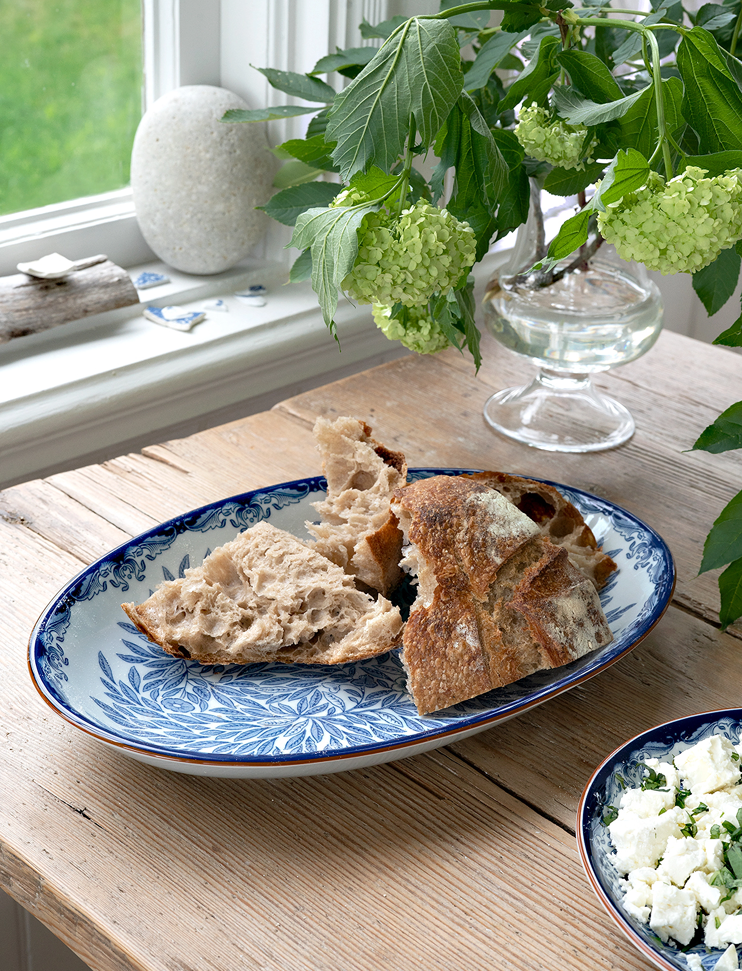 Rörstrand - Ostindia Floris oval platter 33x22cm - blue - 1
