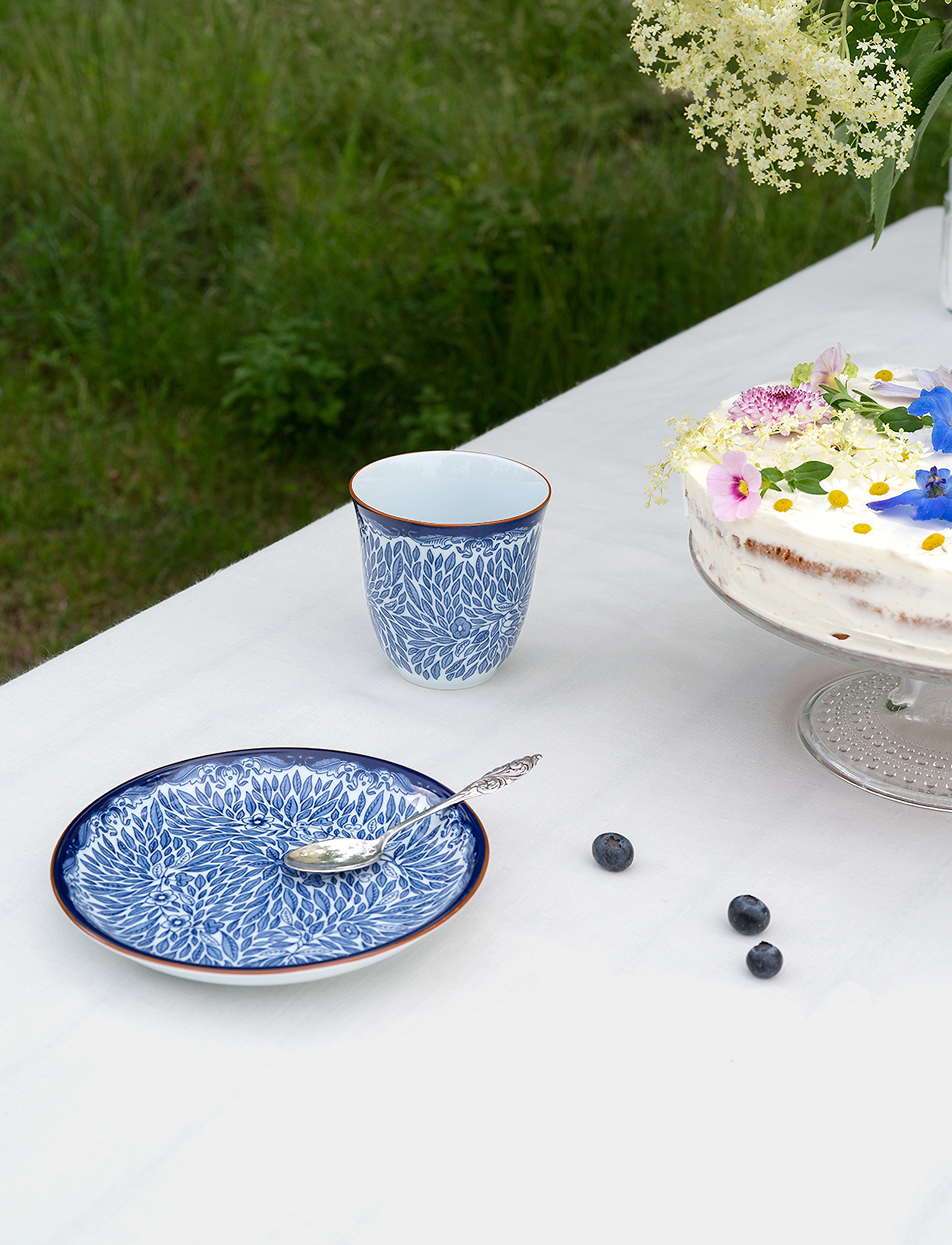 Rörstrand Ostindia Floris Plate 16cm, Ø 16 cm, Blue, Tallerkener > Middagstallerkener, Unisex