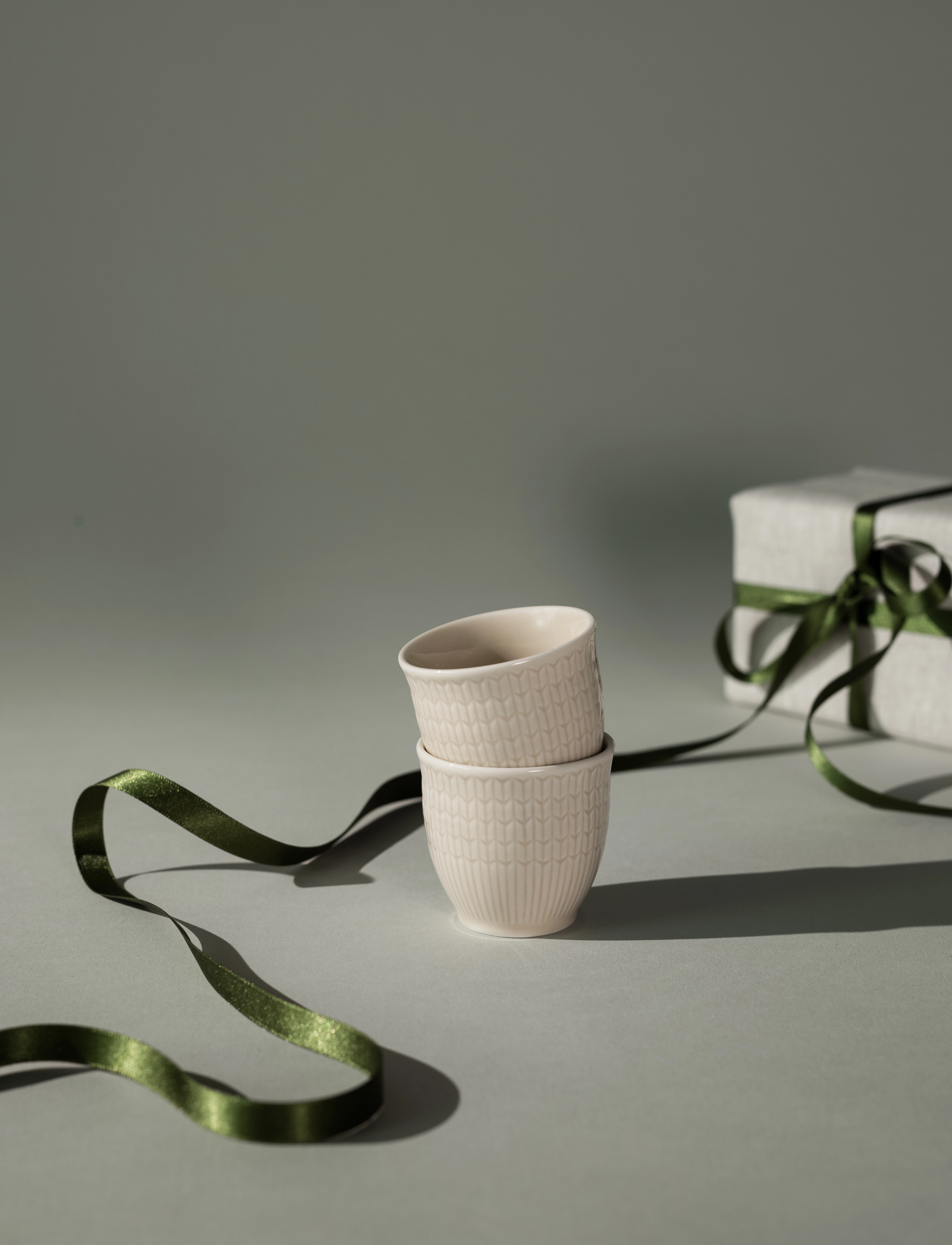 Rörstrand Swgr Egg Cup 4Cl Oat 2Pc, 4 CL, Beige, Skåle > Æggebægre, Unisex