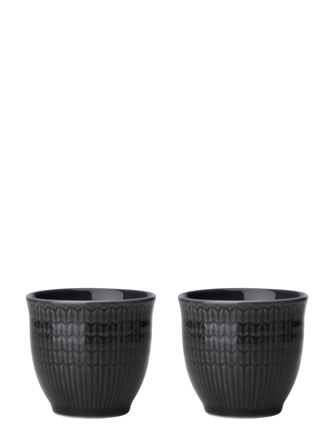 Rörstrand Swgr Egg Cup 4Cl Stone 2Pc, Egg Kop, Sort, Str: 4 CL