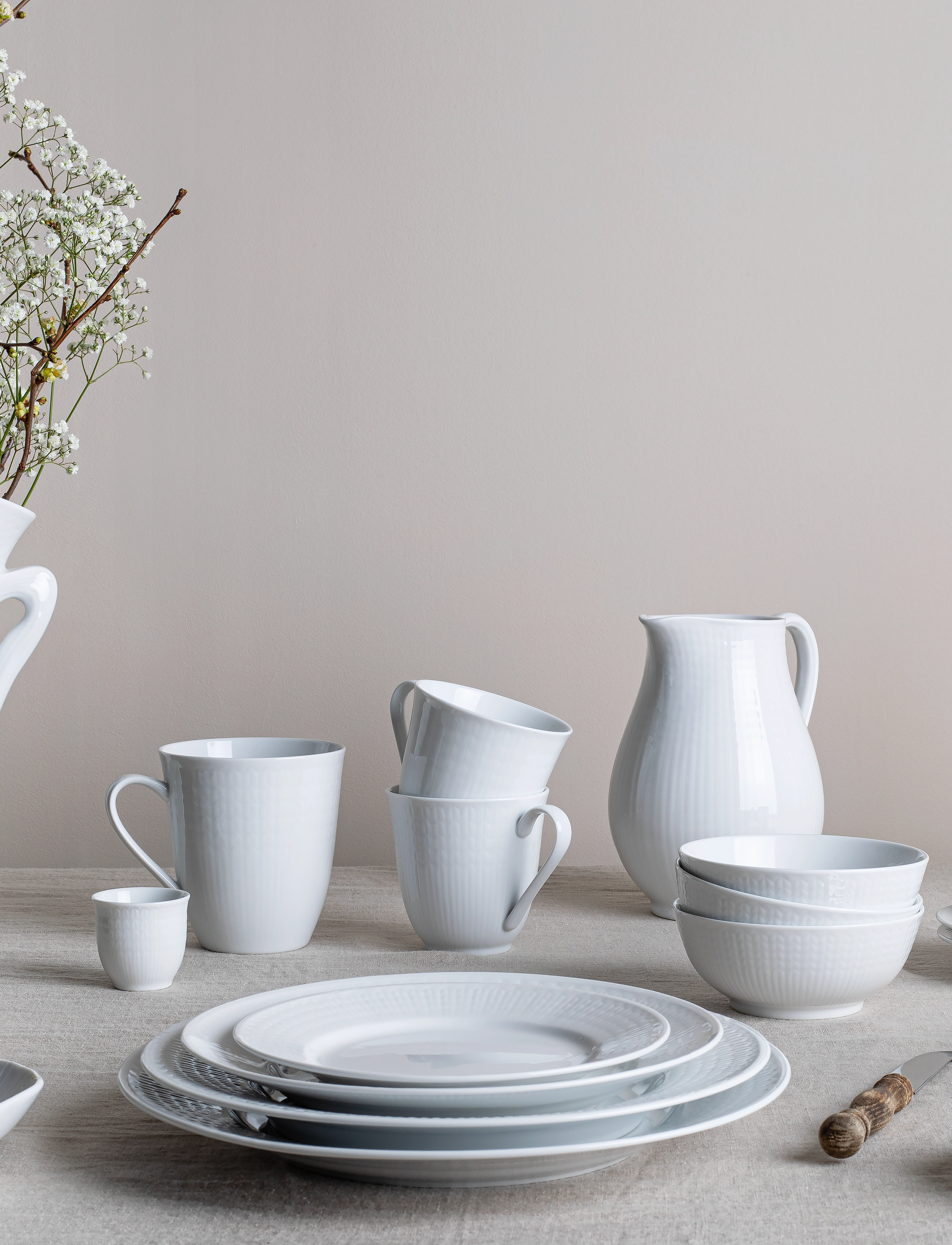 Rörstrand Swgr Egg Cup 4Cl Snow 2Pc, 4 CL, White, Skåle > Æggebægre, Unisex