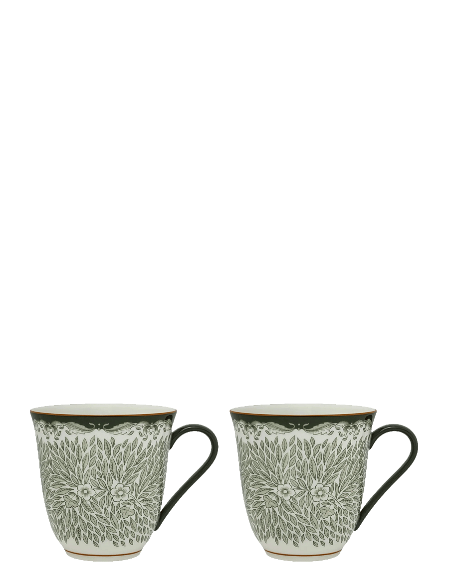 Rörstrand - Ostindia Floris mugg 30cl GREEN 2pc - kohvitassid - green - 0