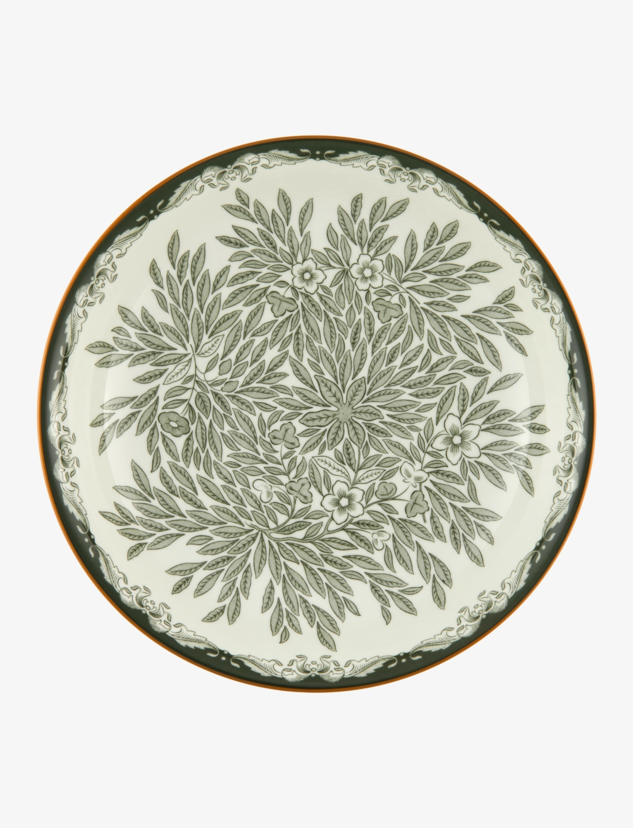 Rörstrand - Ostindia Floris plate deep 22cm green - supitaldrikud - green - 1