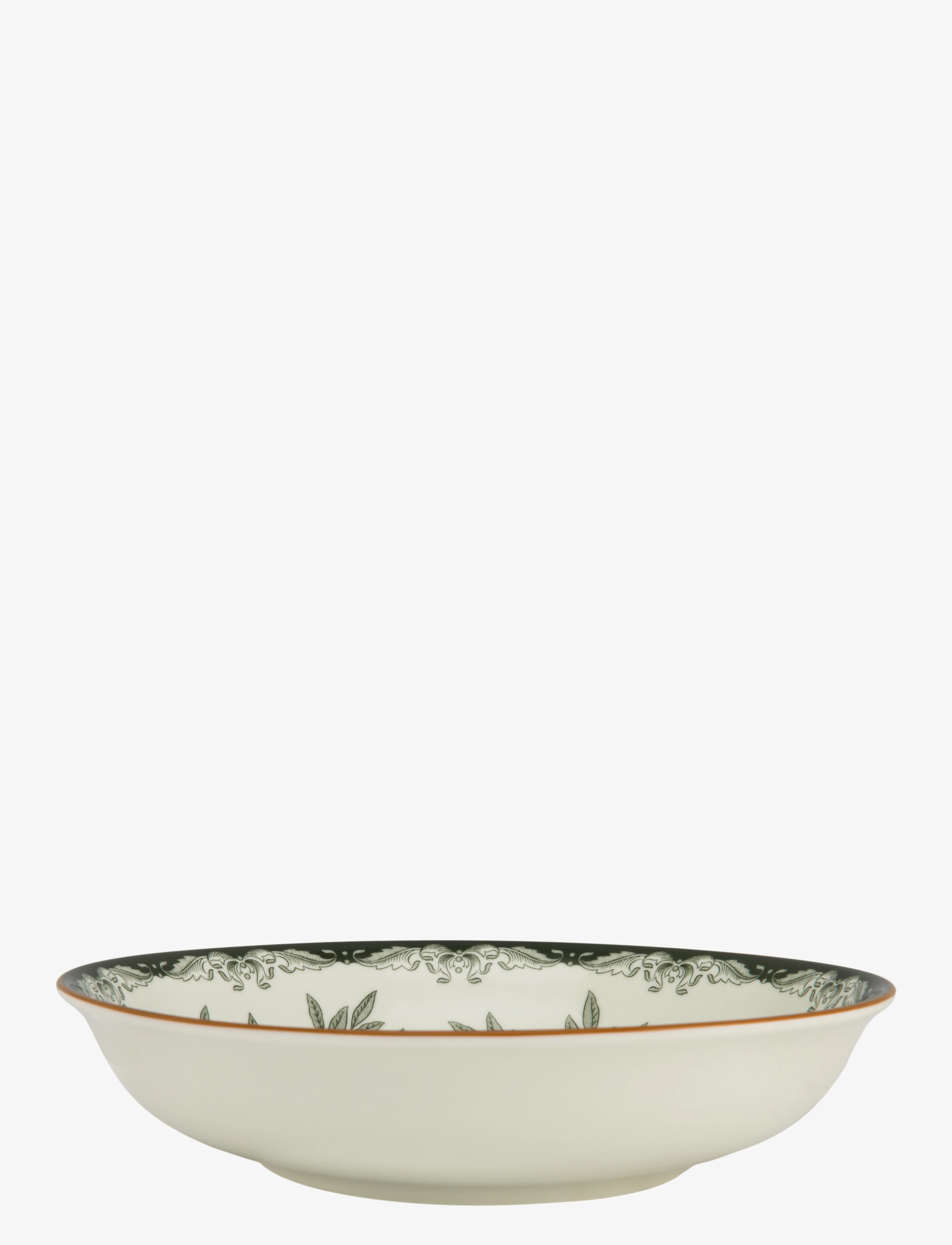 Rörstrand Ostindia Floris Plate Deep 22cm Green, Ø 22.6 cm, Green, Tallerkener > Dybe Tallerkener, Unisex