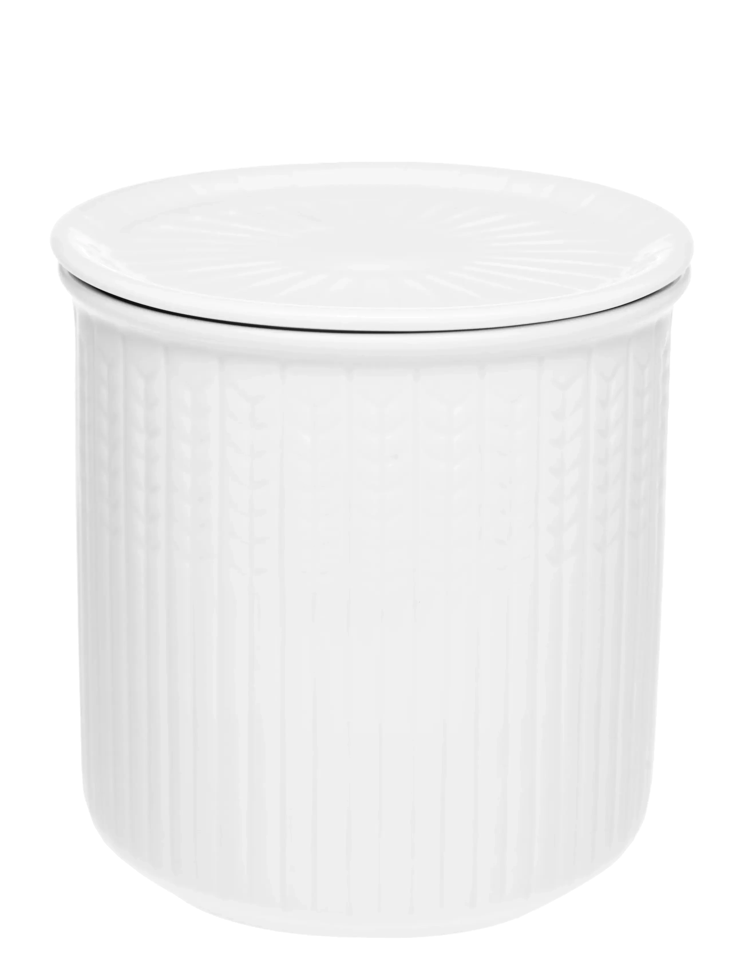 Rörstrand SWGR storage jar M 0,8L snow - Vorratsgläser - WHITE / white