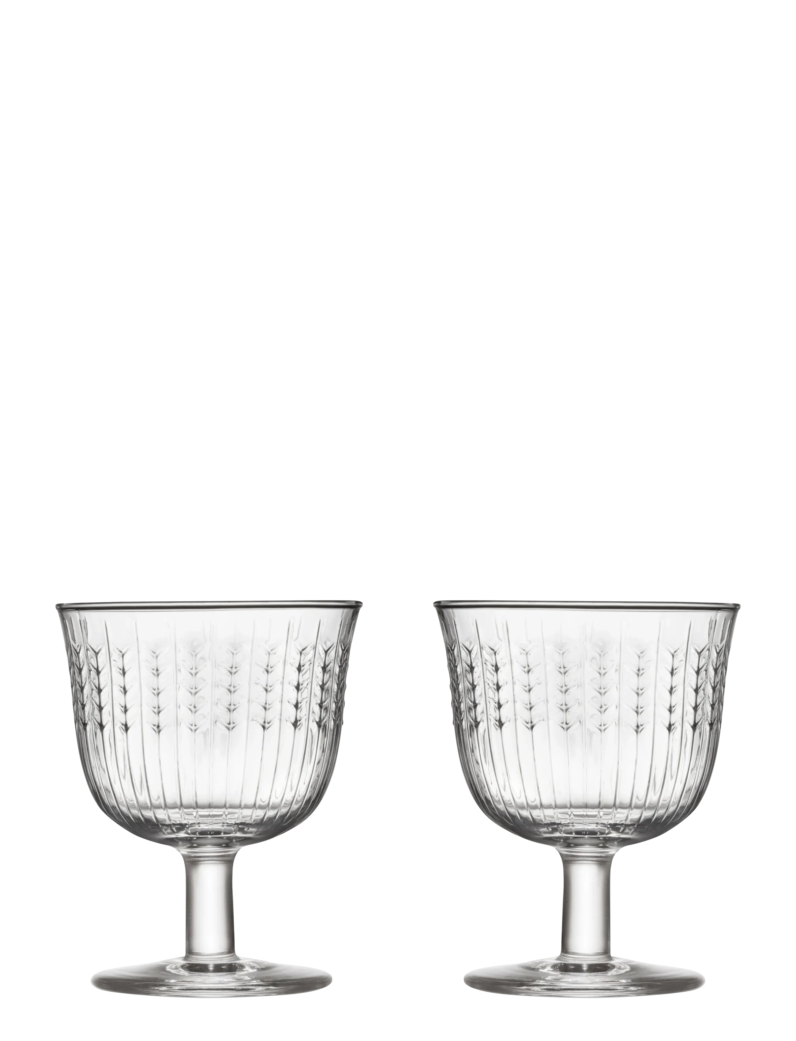 Rörstrand Swgr Goblet 28Cl Clear 2Pc, 28 CL, Glass, Nackt - Drinking Homeware