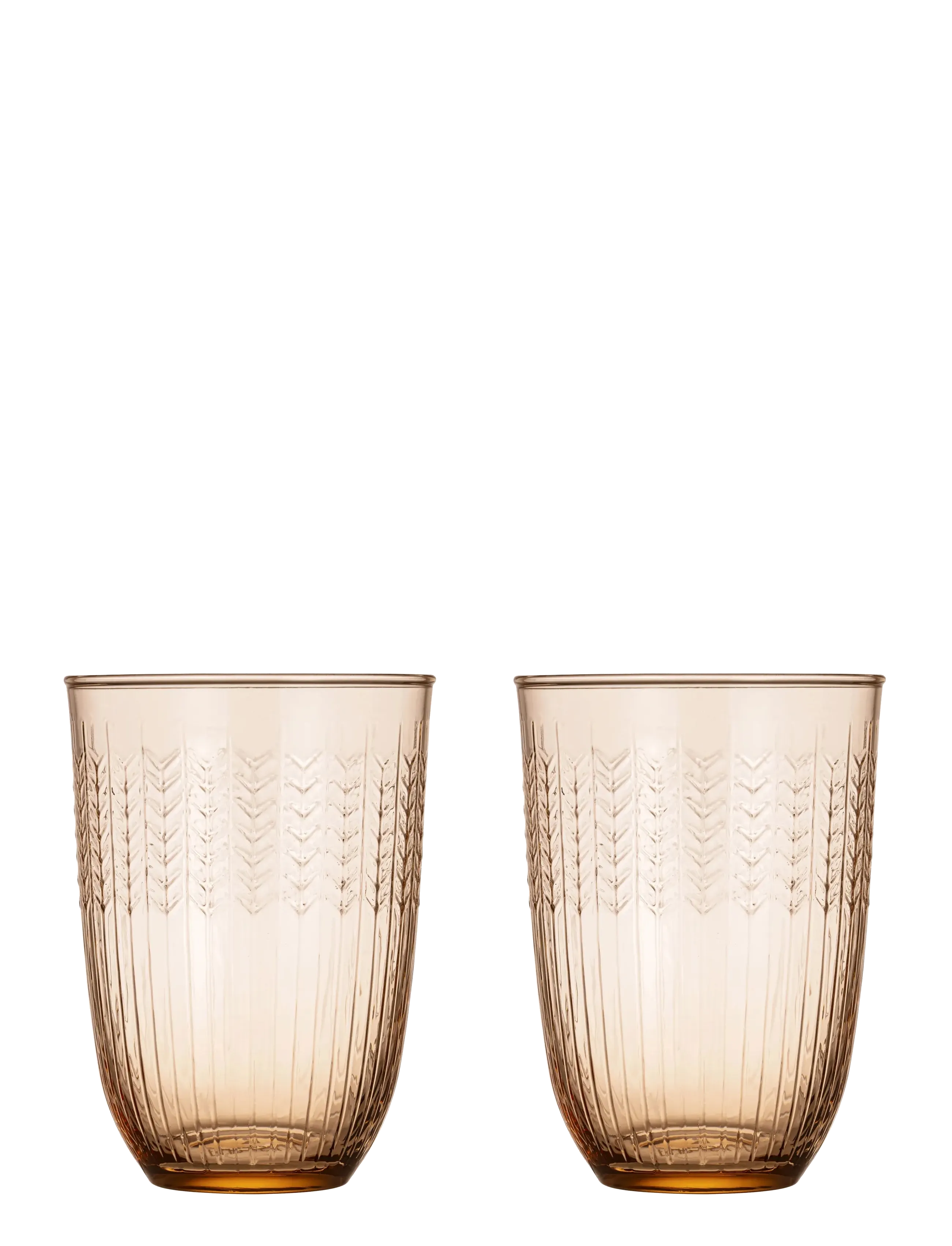 Rörstrand Swgr Tumbler 37Cl Jubilee 2Pc, 37 CL, Glass, Beige - Drinking Homeware