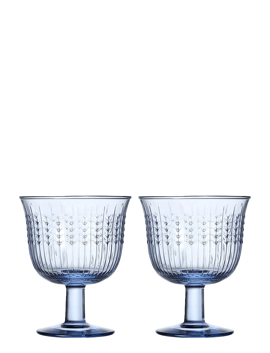 Rörstrand - SWGR goblet 28cl blue 2pc - trinkgläser - blue - 0