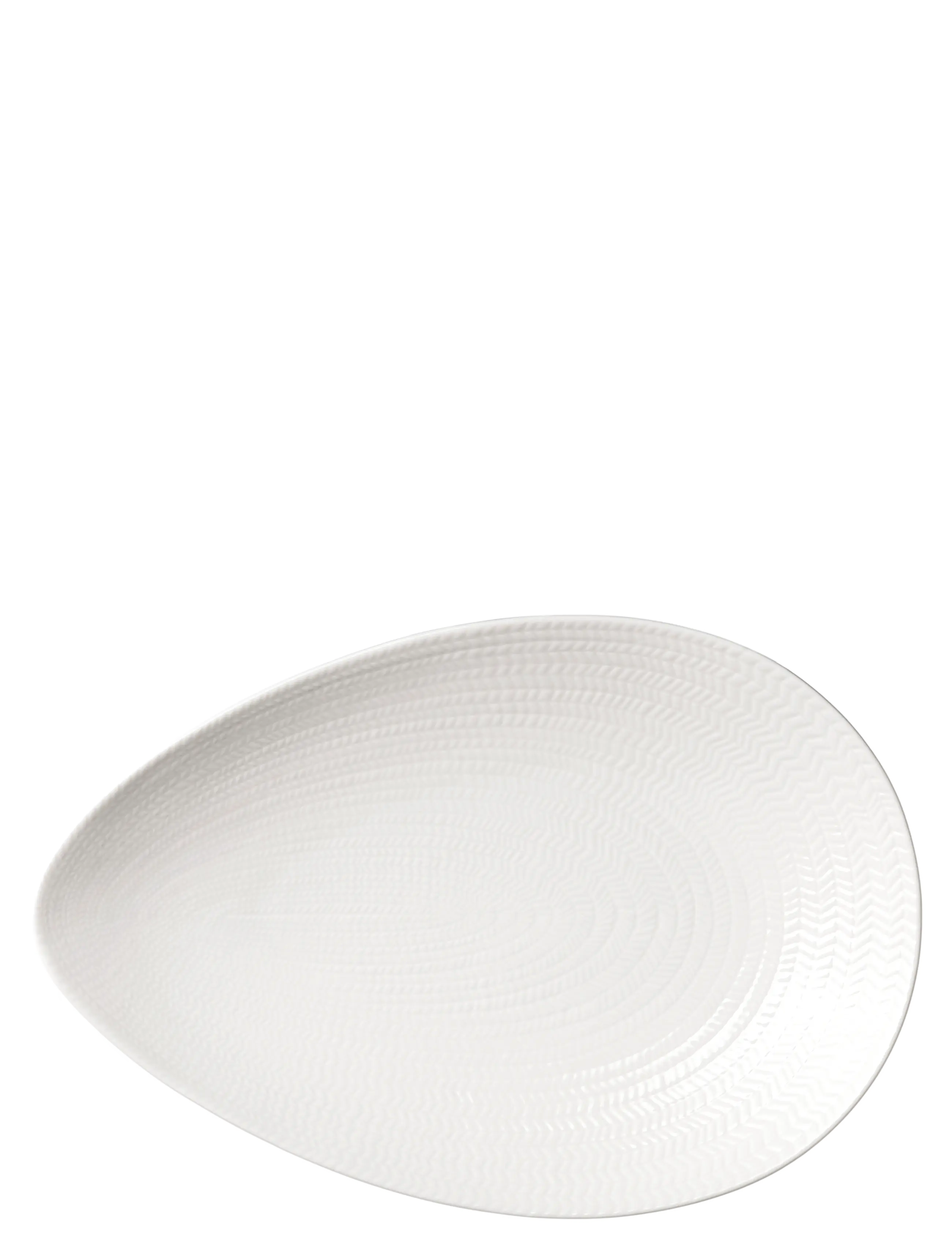 Rörstrand Blå Eld Serving Platter 24X35Cm White, 24X35 cm, Dishes, Weiß - Platters, Homeware