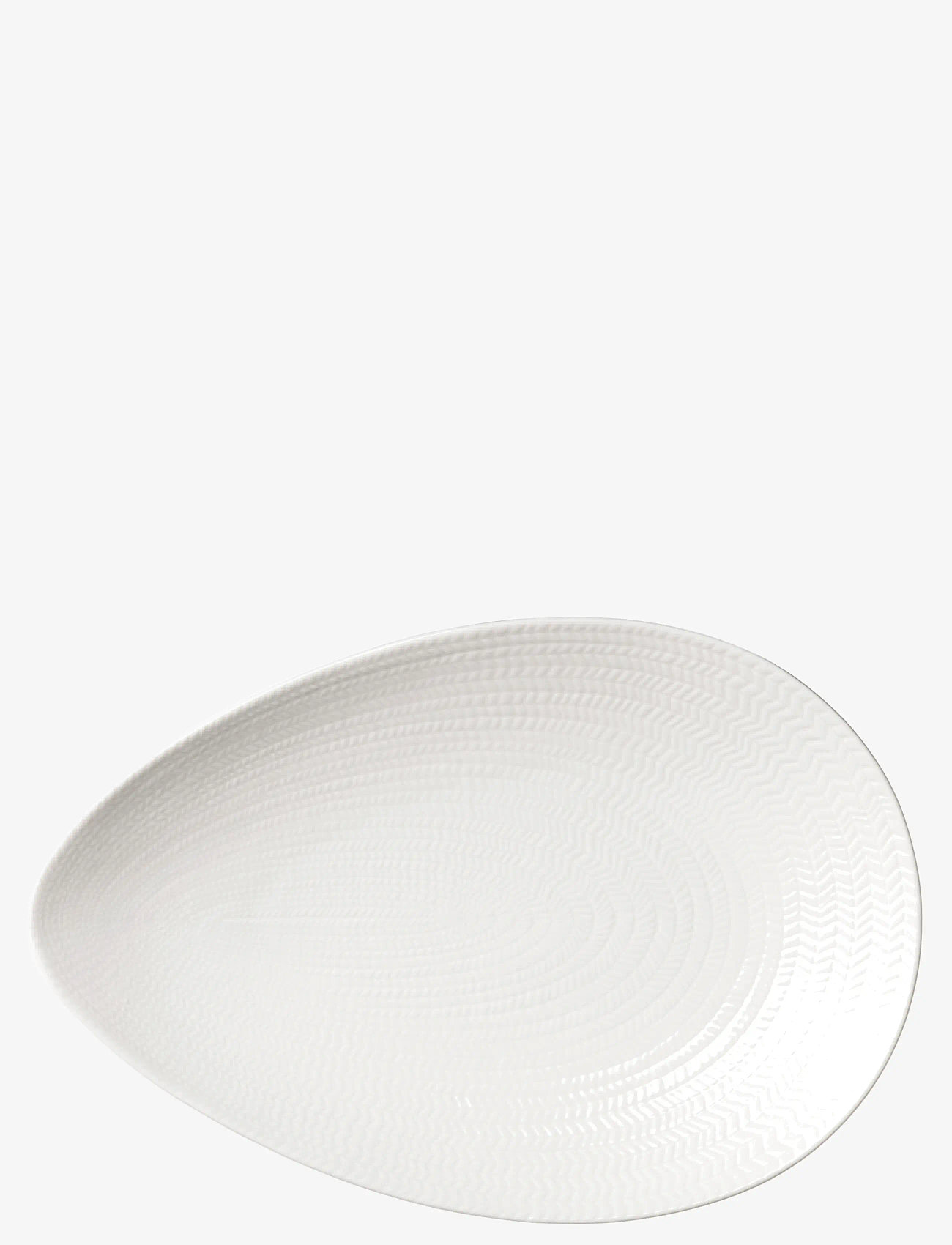 Rörstrand - Blå eld serving platter 24x35cm white - vaagnad ja roogade serveerimisalused - white - 0