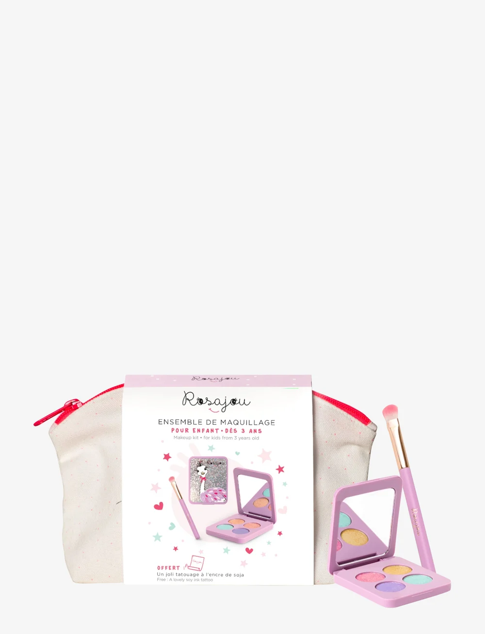 ROSAJOU - Vegan Glitter shadow set with cotton case - fake make-up & zubehör - multicolor - 1