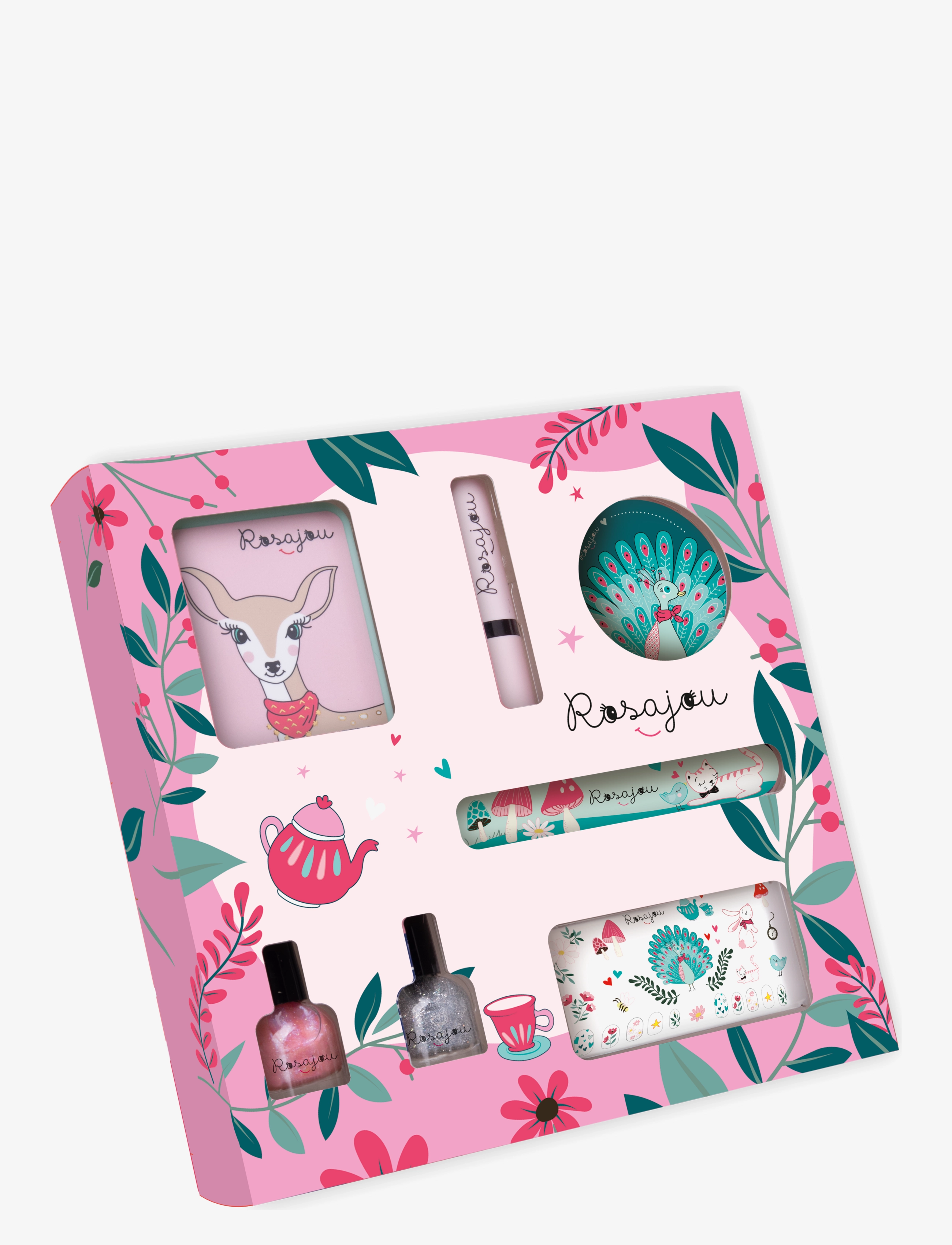 ROSAJOU Eyeshadow Makeup Set - Alice, One Size, Multi/patterned, Kostumer & Tilbehør > Makeup, Børn