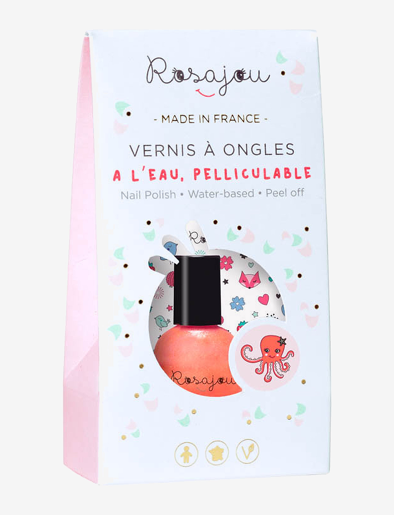 ROSAJOU - Nail polish - makeup - corail - 1