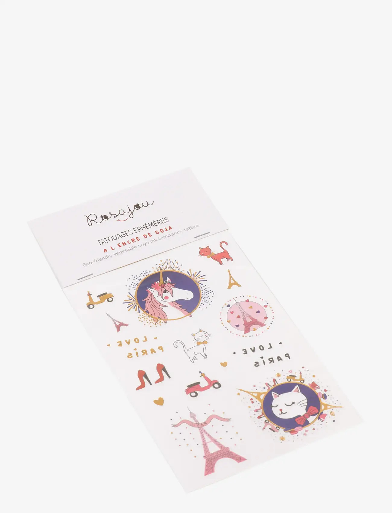 ROSAJOU - Temporary Tattoos (vegetable soya ink) - tatueringar - paris - 1