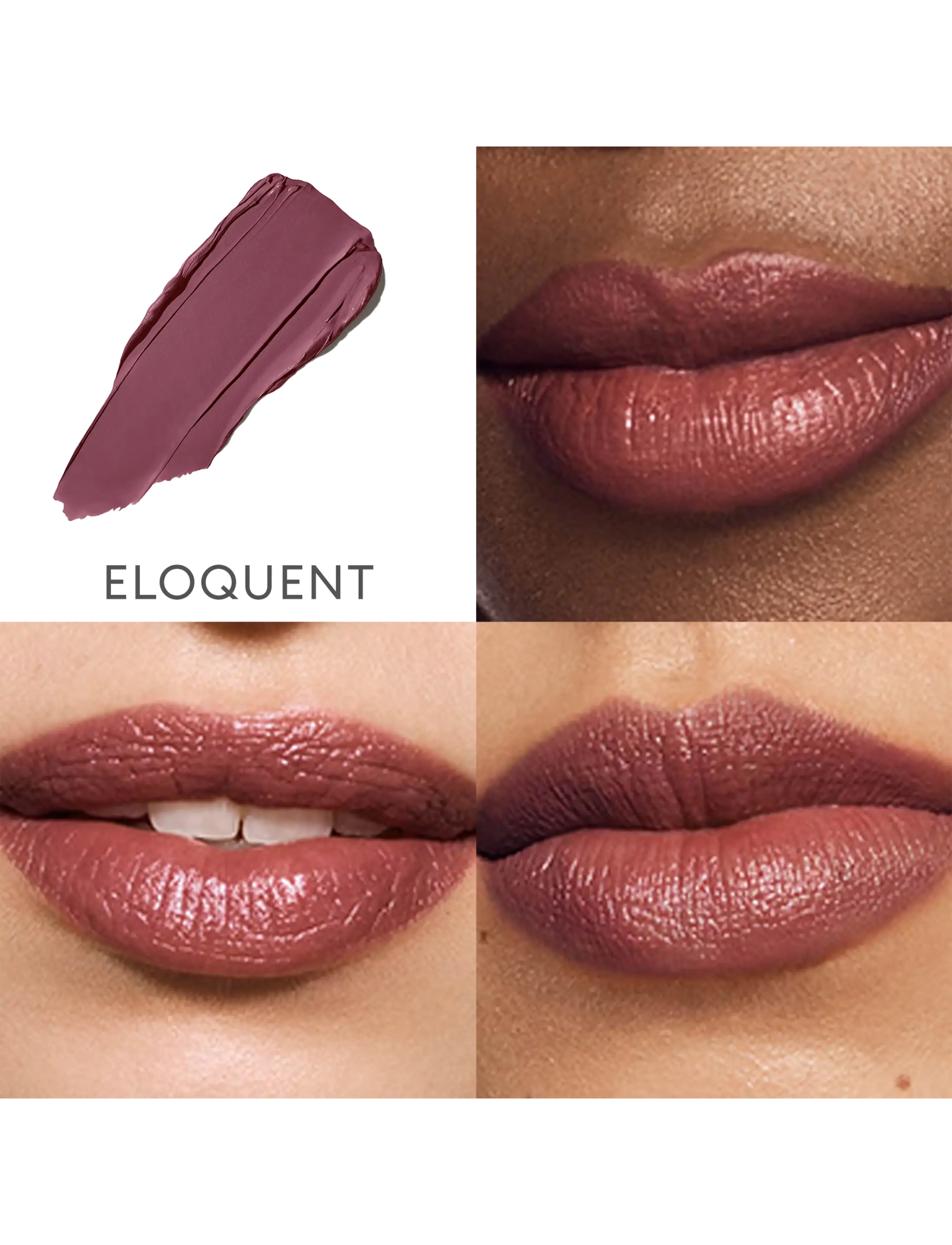 Rose Inc - Satin Lip Color Rich Refillable Lipstick - redo för date night - eloquent - 2