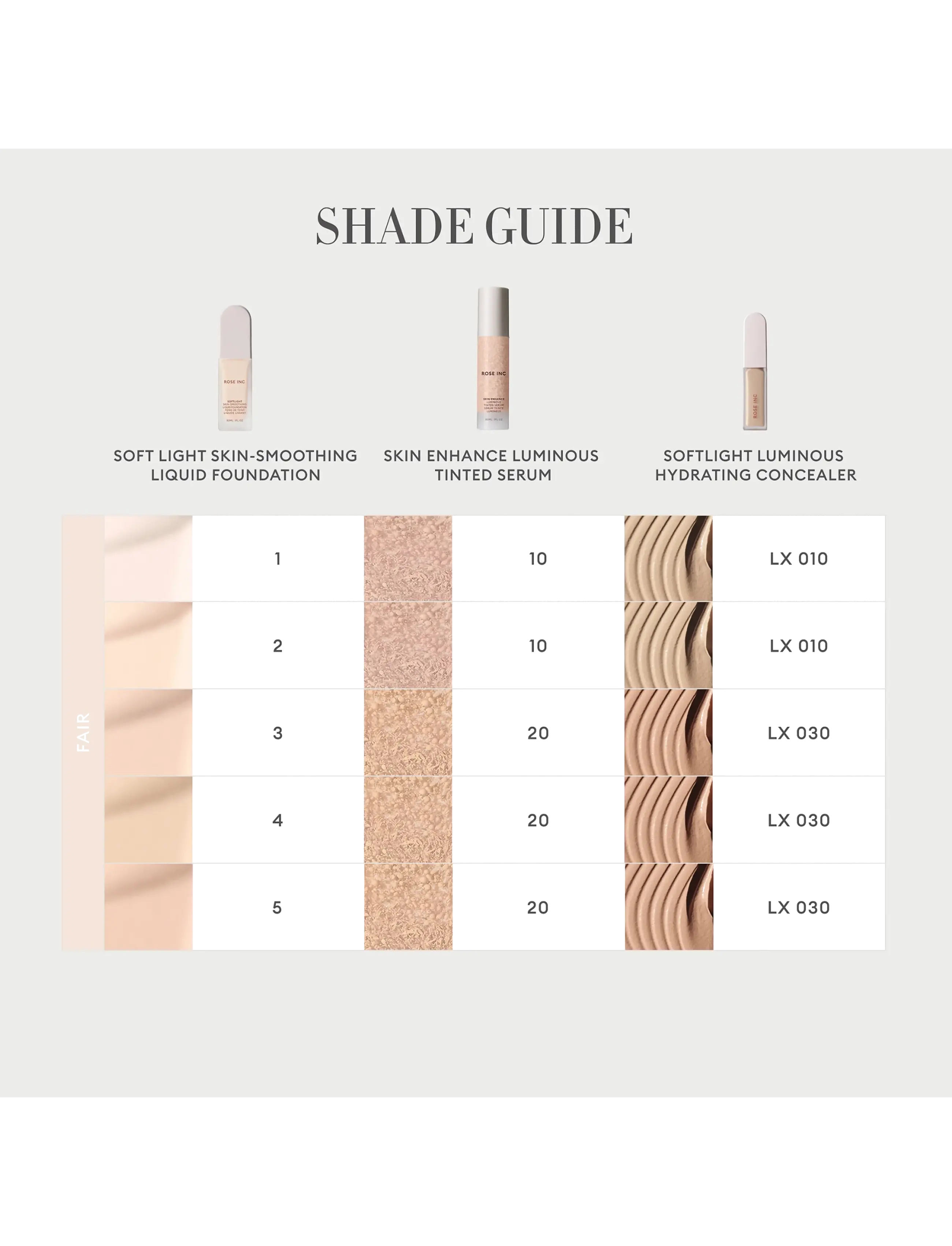 Rose Inc - Softlight Skin-Smoothing Liquid Foundation - smink - light warm - 5