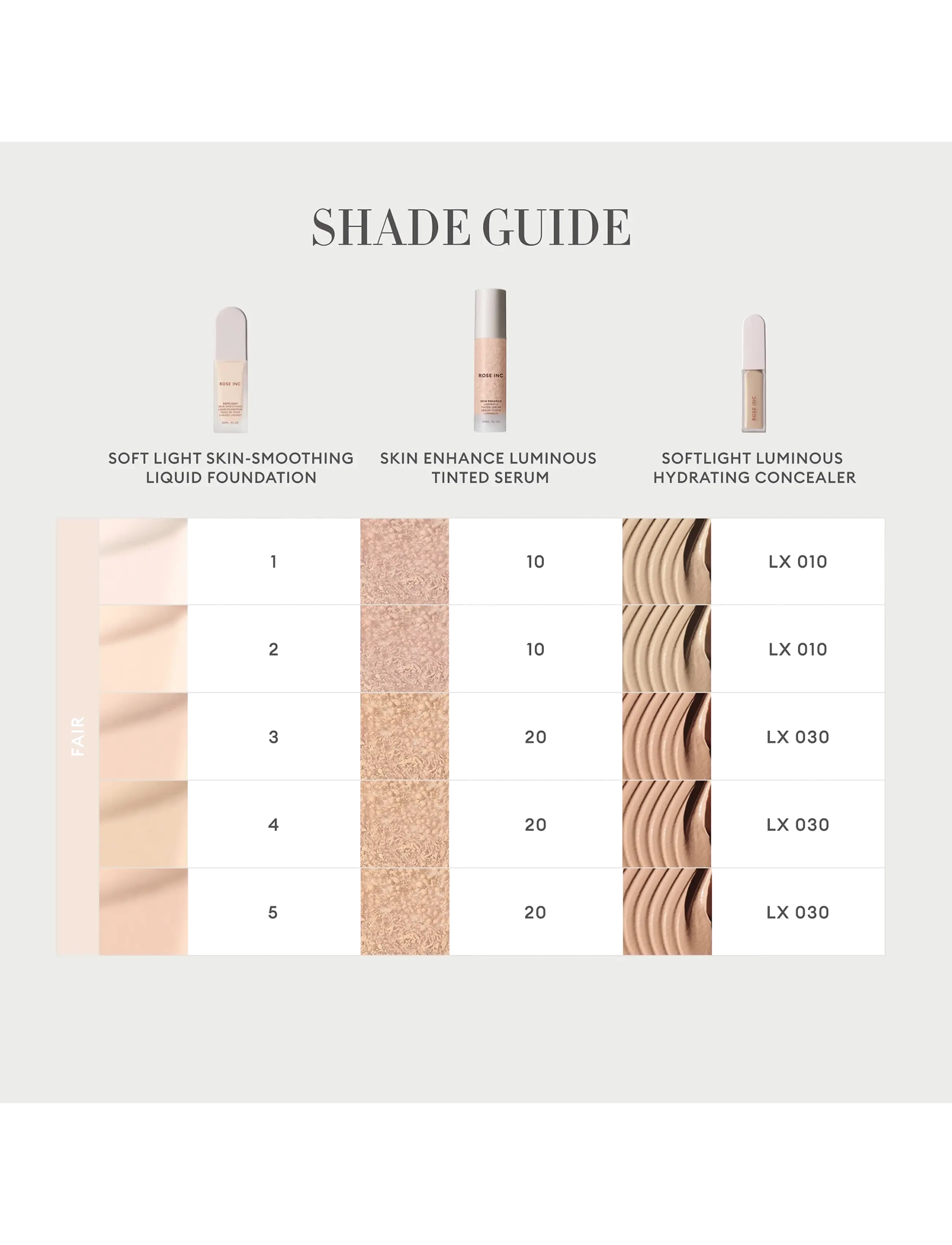 Rose Inc - Softlight Skin-Smoothing Liquid Foundation - smink - light neutral - 5