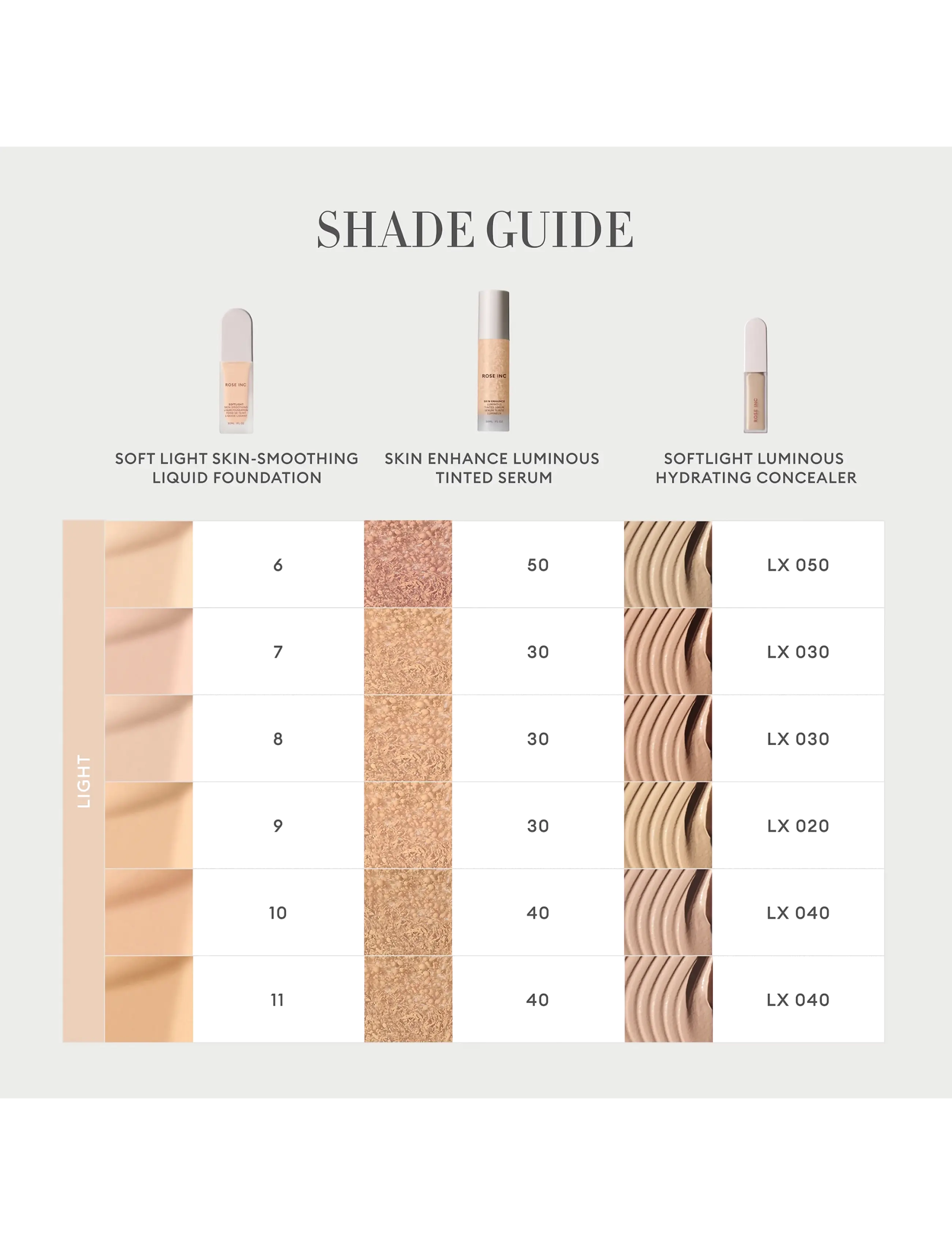 Rose Inc - Softlight Skin-Smoothing Liquid Foundation - smink - light neutral - 5