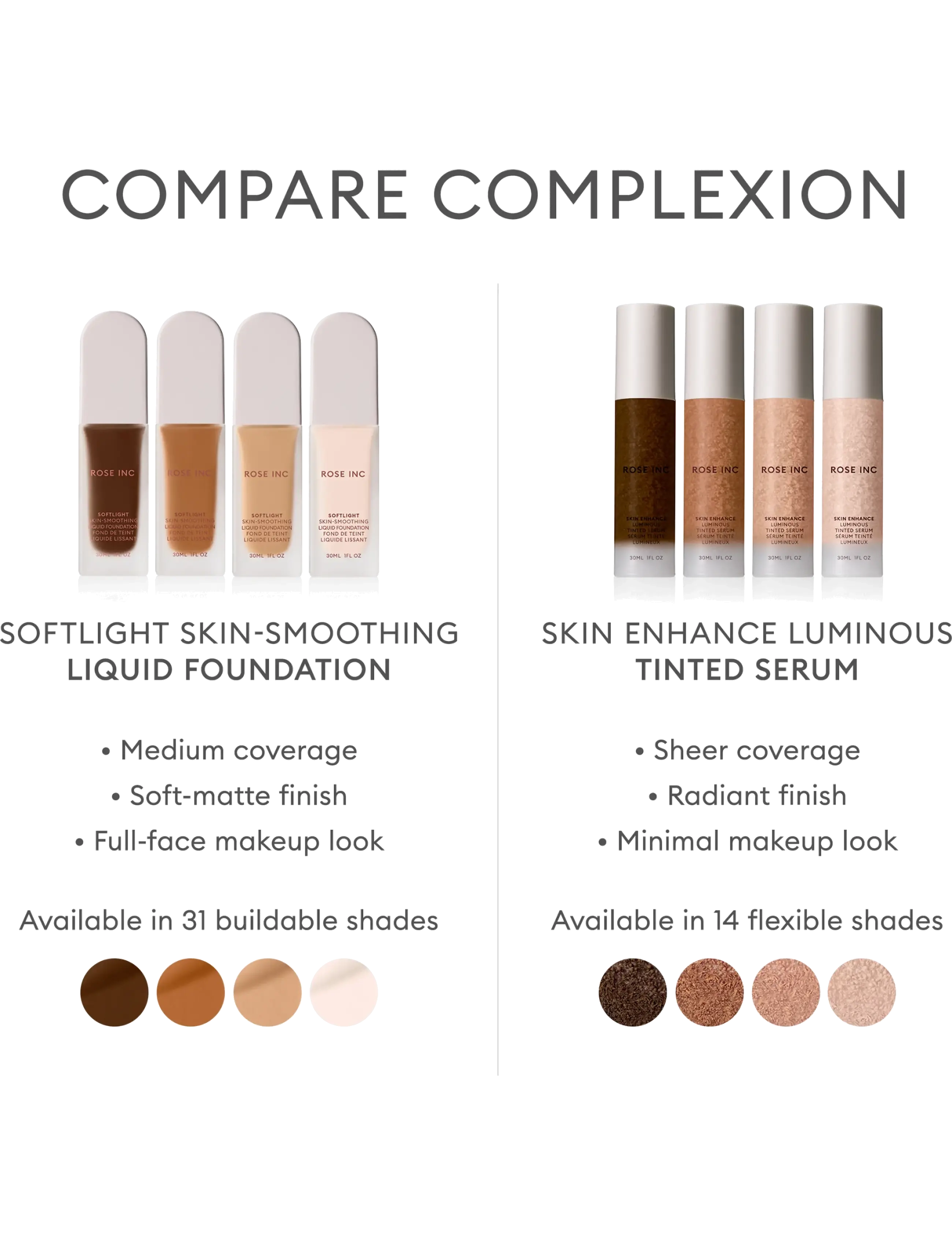 Rose Inc - Softlight Skin-Smoothing Liquid Foundation - smink - light medium warm - 4
