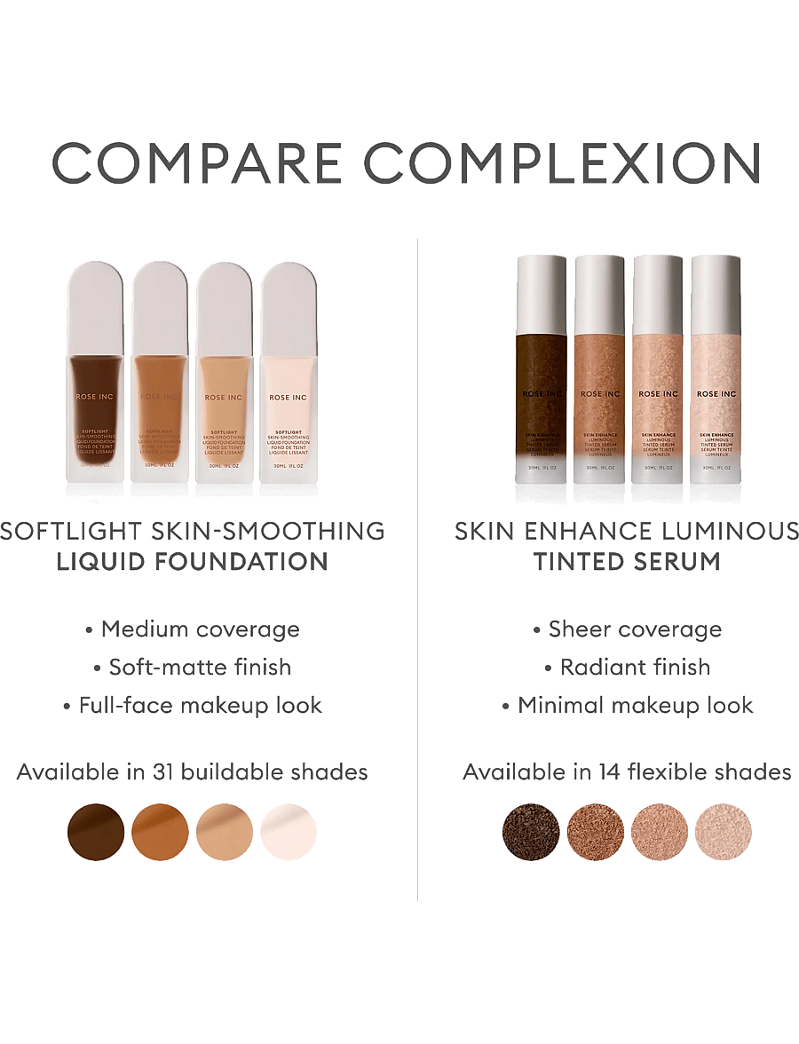 Rose Inc - Softlight Skin-Smoothing Liquid Foundation - smink - light medium warm - 4
