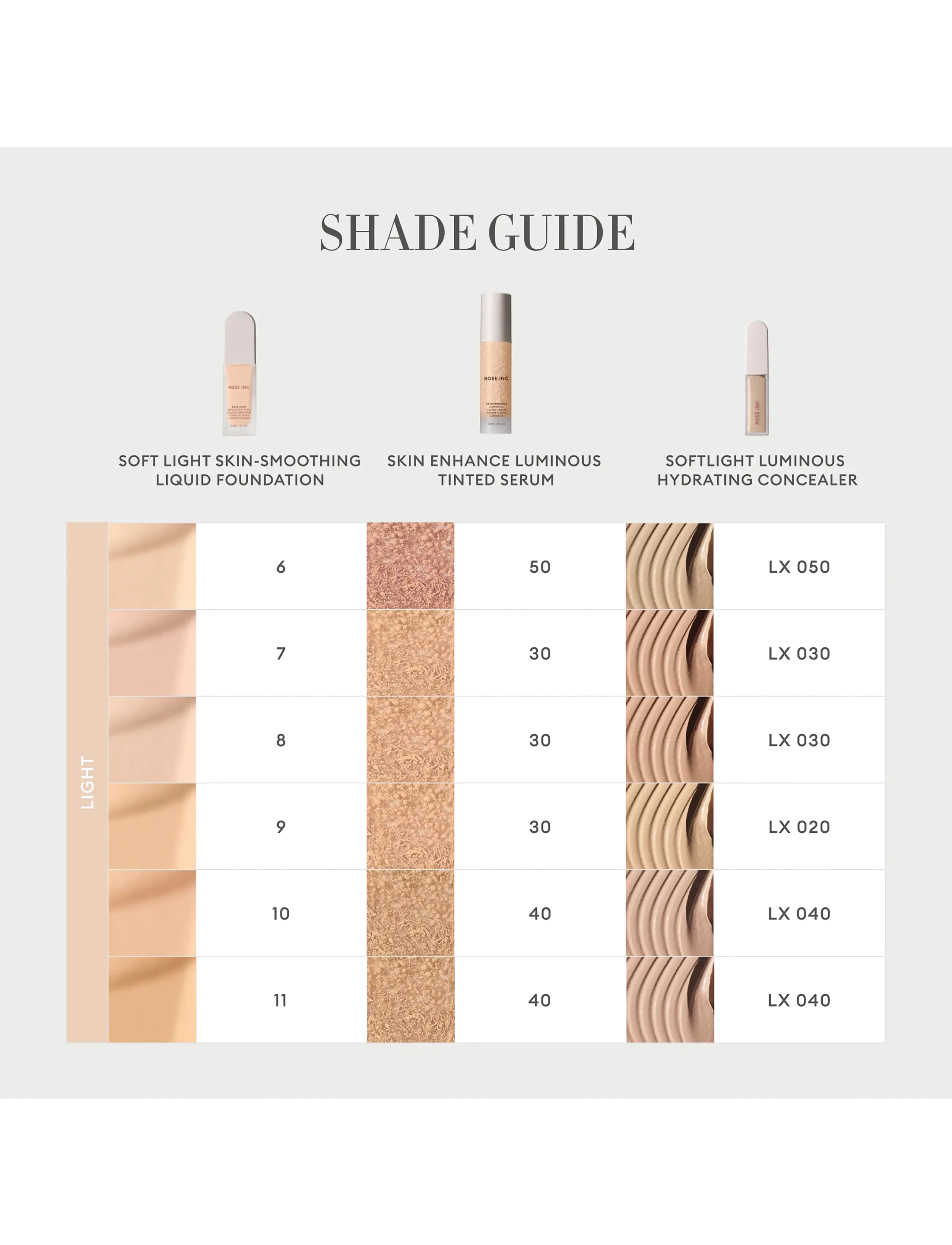 Rose Inc - Softlight Skin-Smoothing Liquid Foundation - smink - medium warm - 5