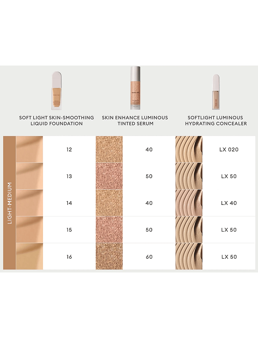 Rose Inc - Softlight Skin-Smoothing Liquid Foundation - smink - medium cool - 4
