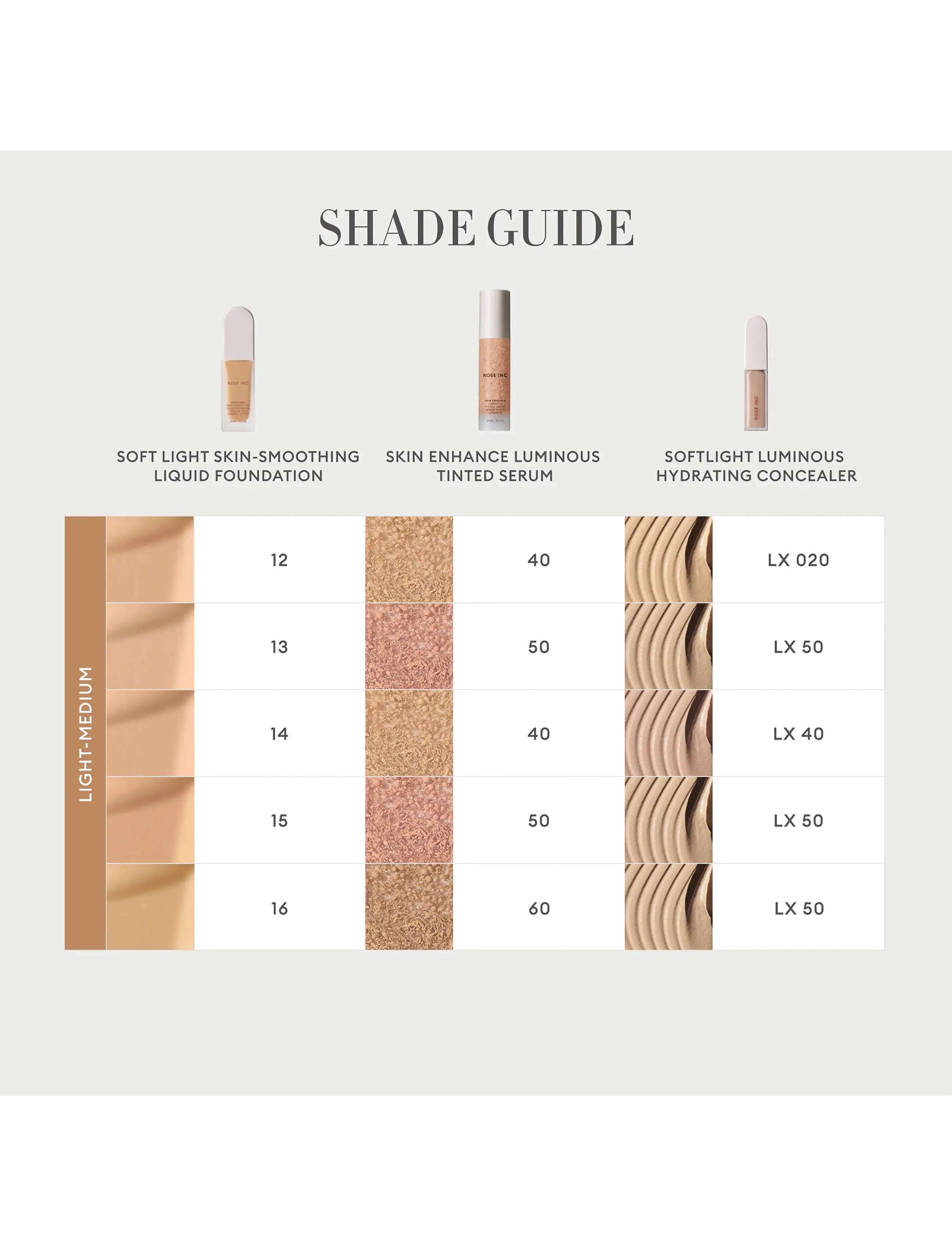 Rose Inc - Softlight Skin-Smoothing Liquid Foundation - smink - medium neutral - 5