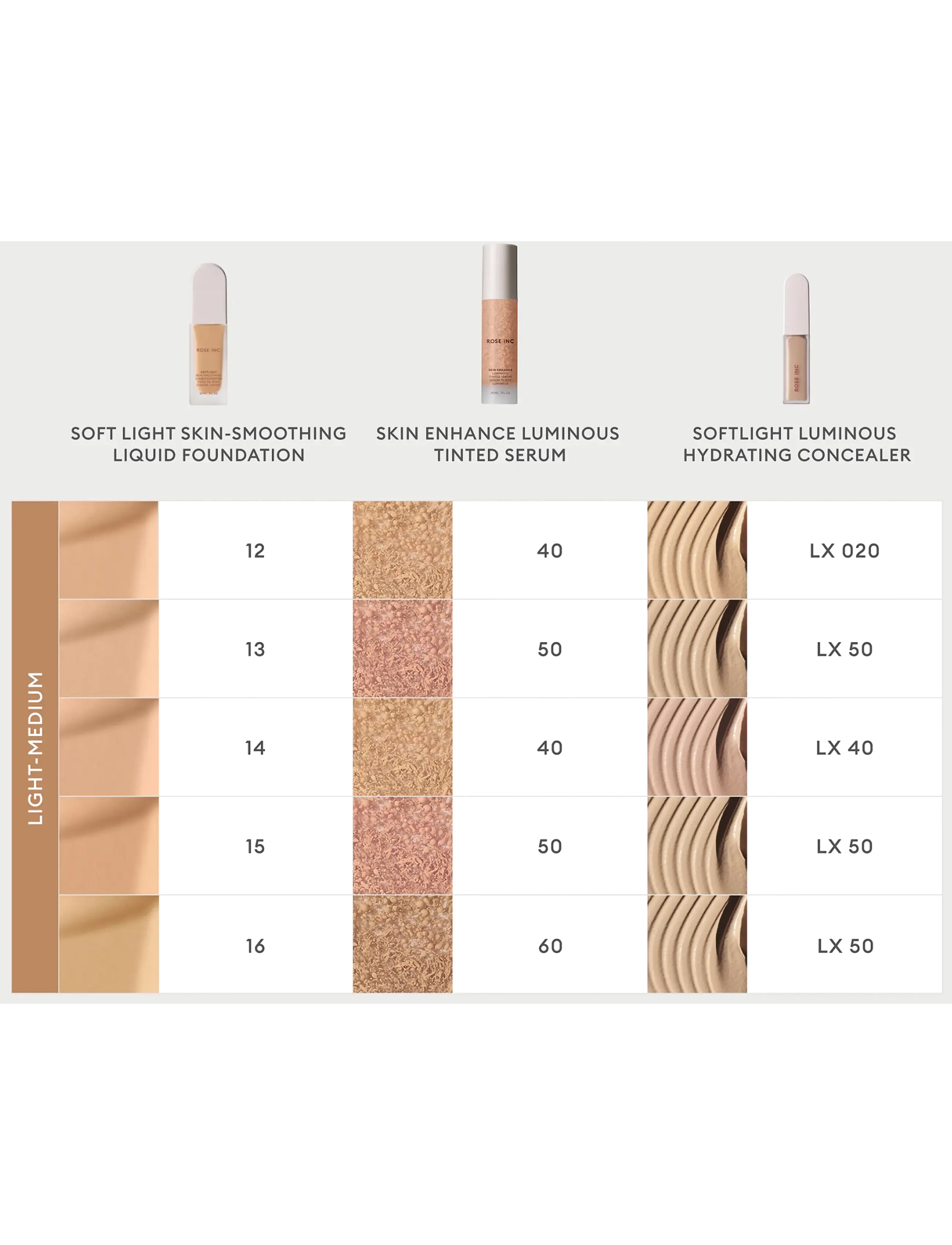 Rose Inc - Softlight Skin-Smoothing Liquid Foundation - smink - medium warm - 5