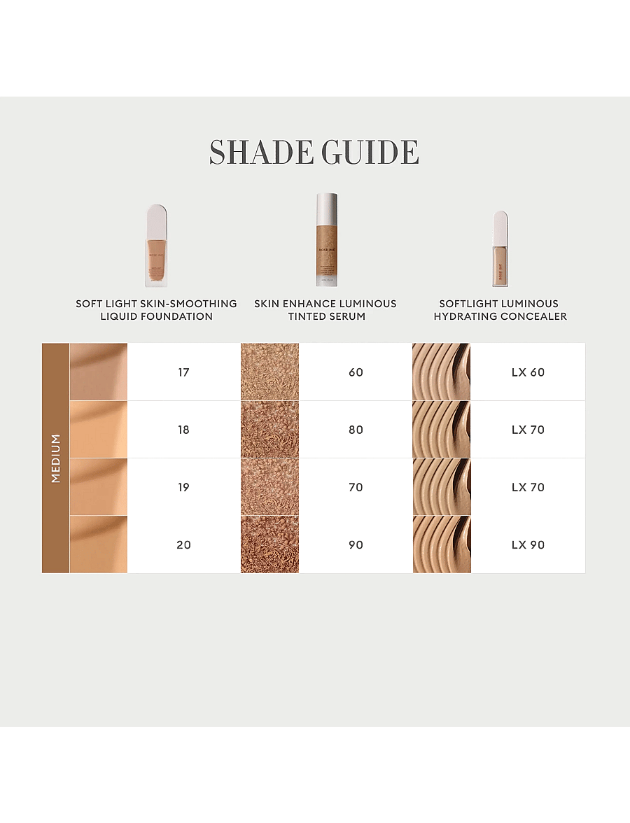 Rose Inc - Softlight Skin-Smoothing Liquid Foundation - smink - medium cool - 5